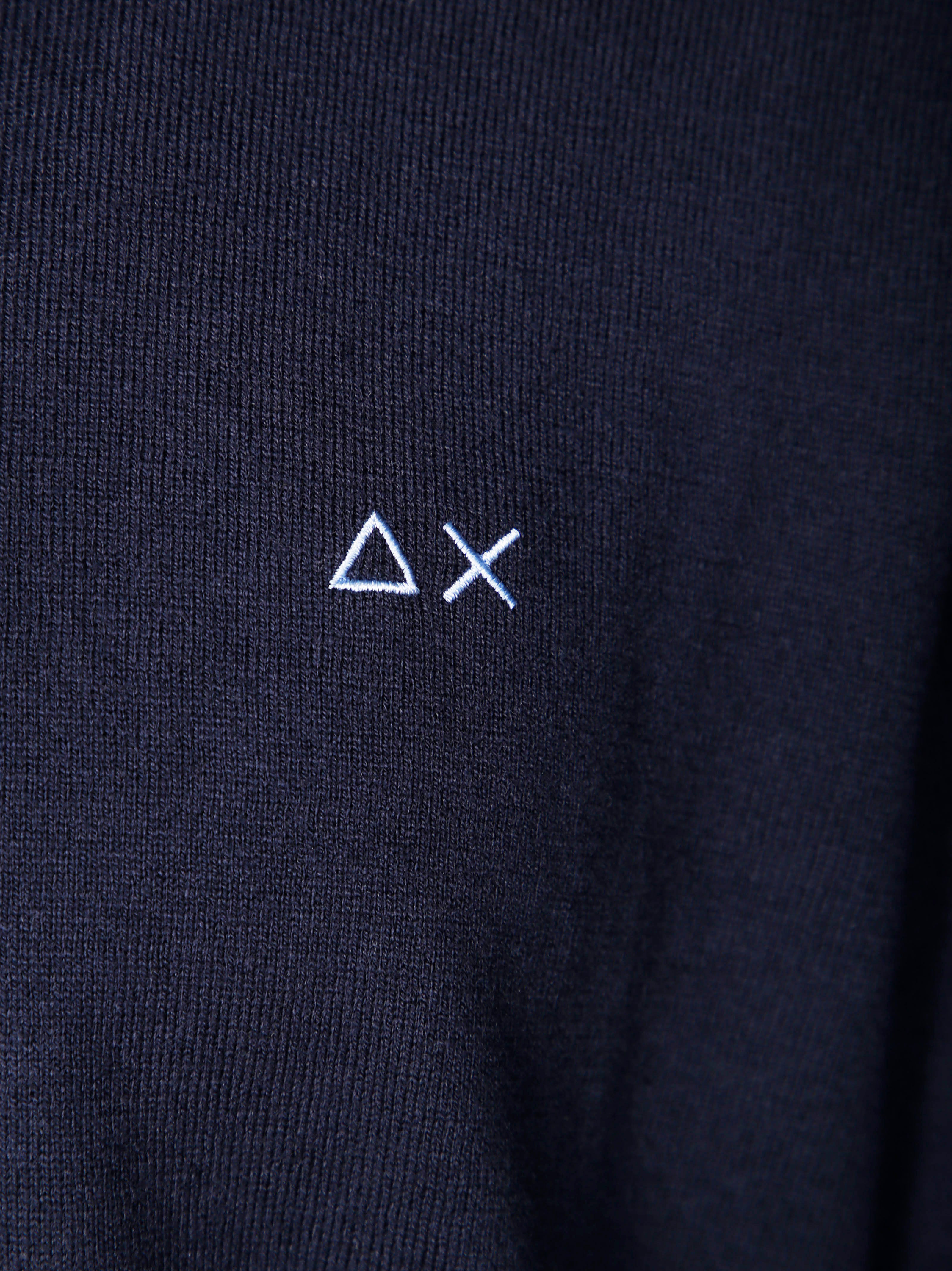 SUN 68 Layered Contrast Patch Sweater for Women