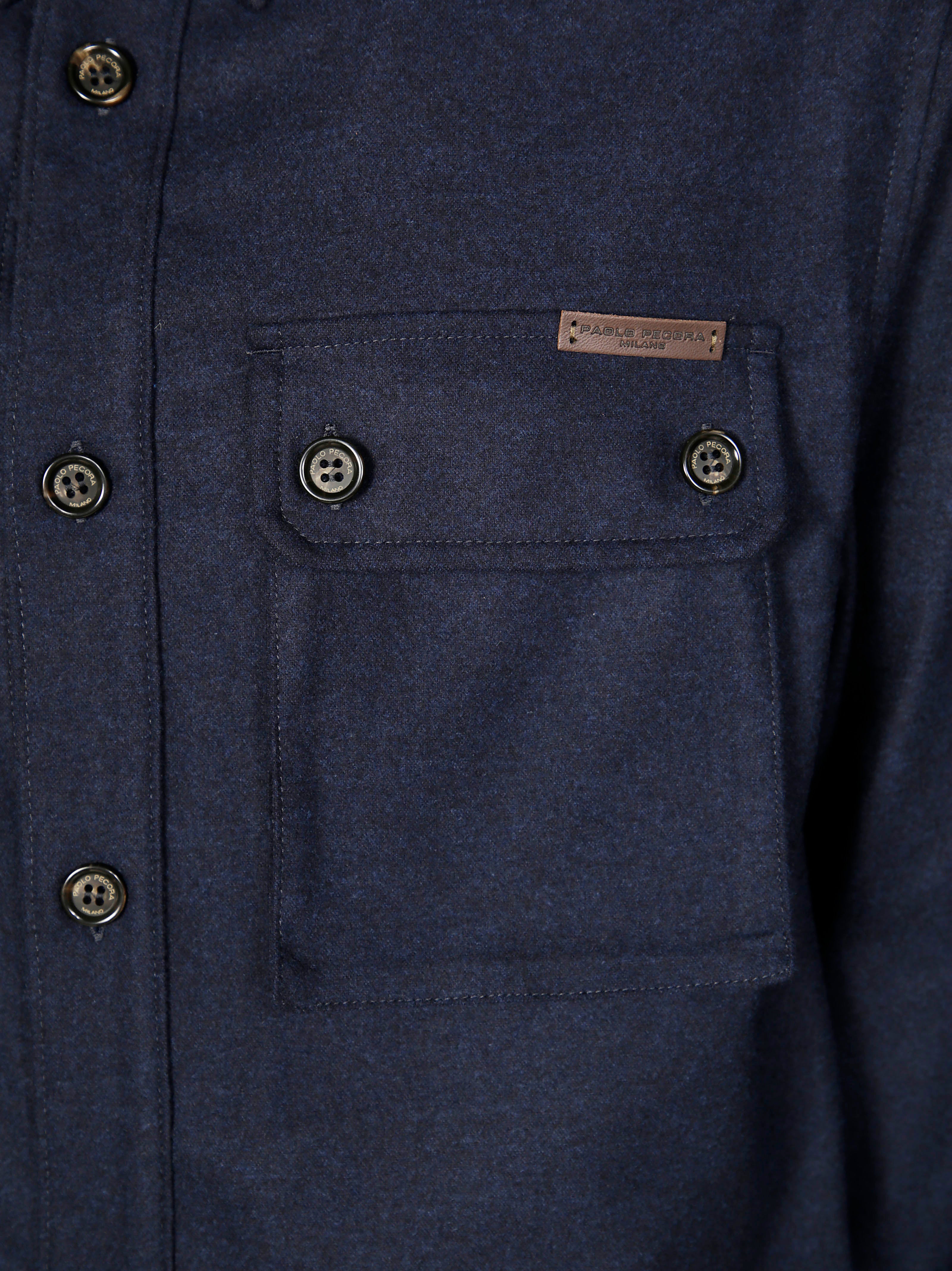 PAOLO PECORA Overshirt Flanel Mini for Women