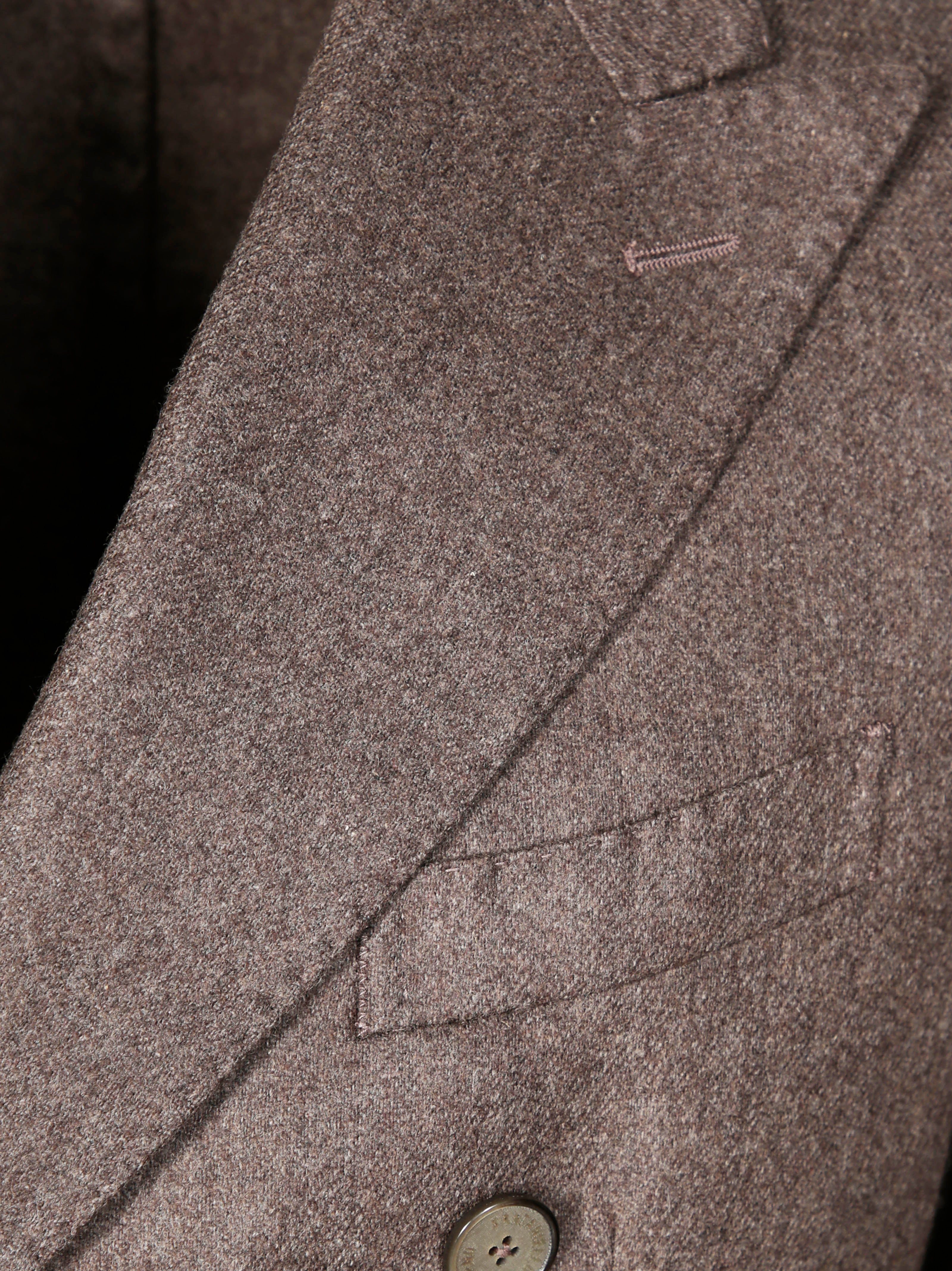 SANTANIELLO Double-Breasted Wool Blend Suit for Women