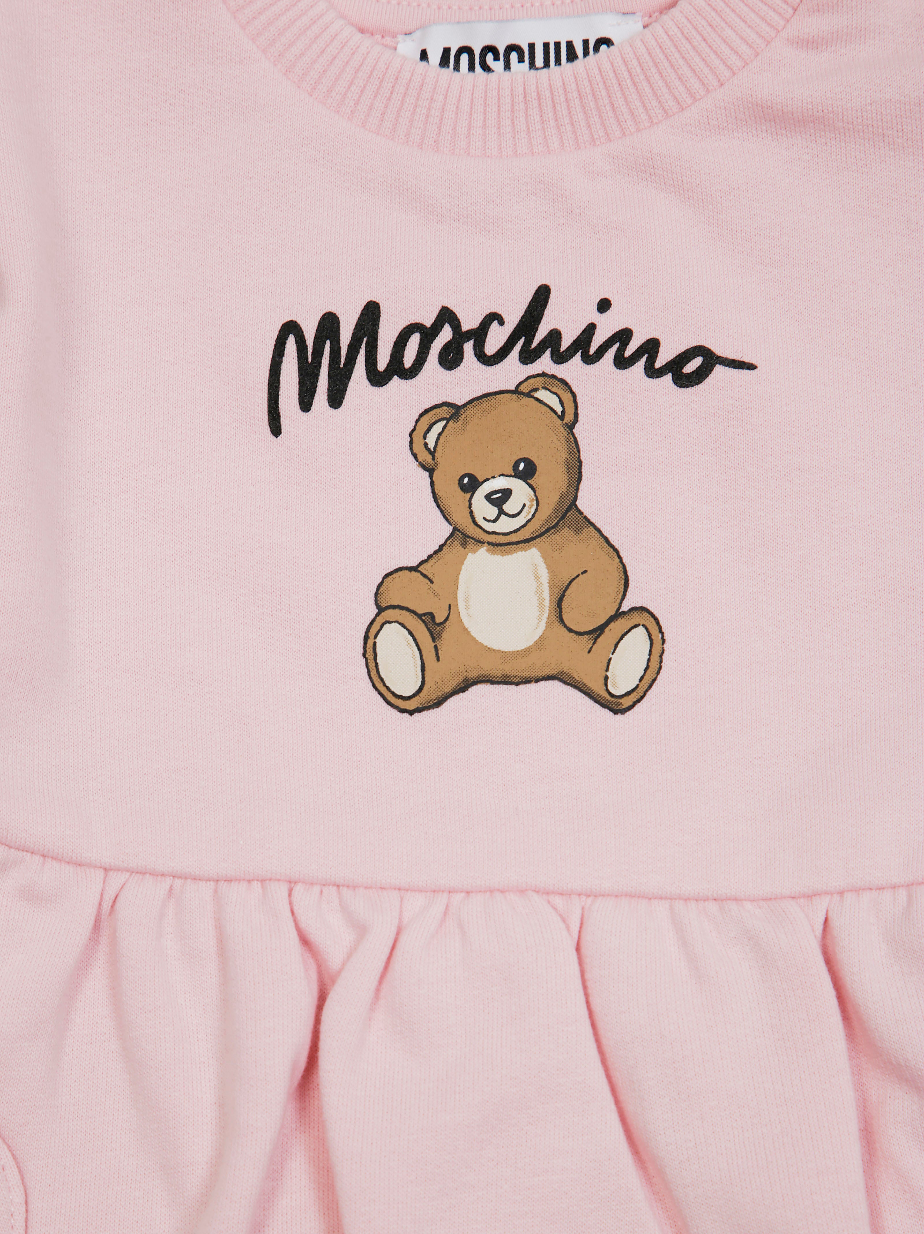 MOSCHINO BABY Mini Dress Sweatshirt with Toy Pockets