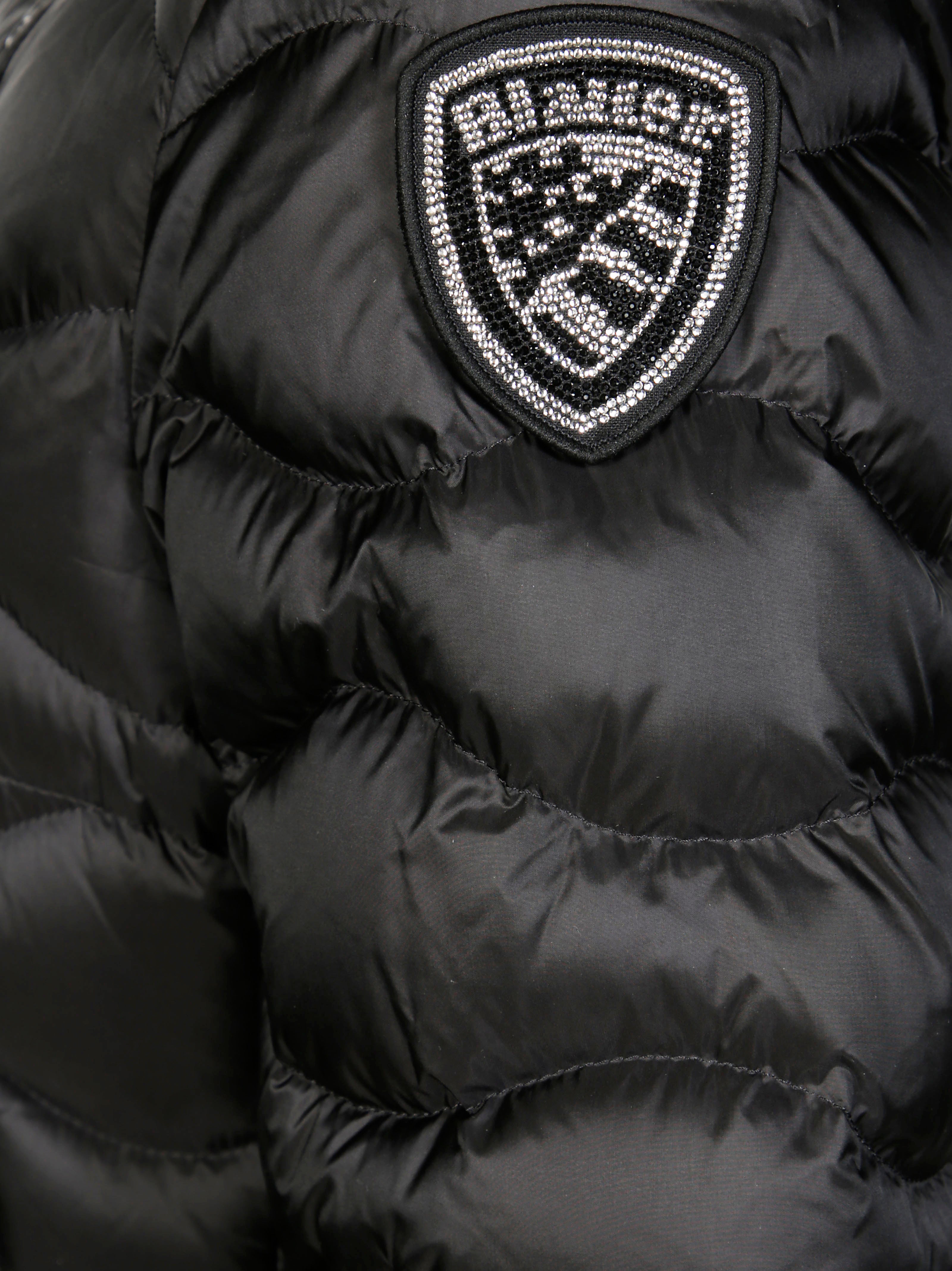 BLAUER Men's Long Padded Hooded Jacket