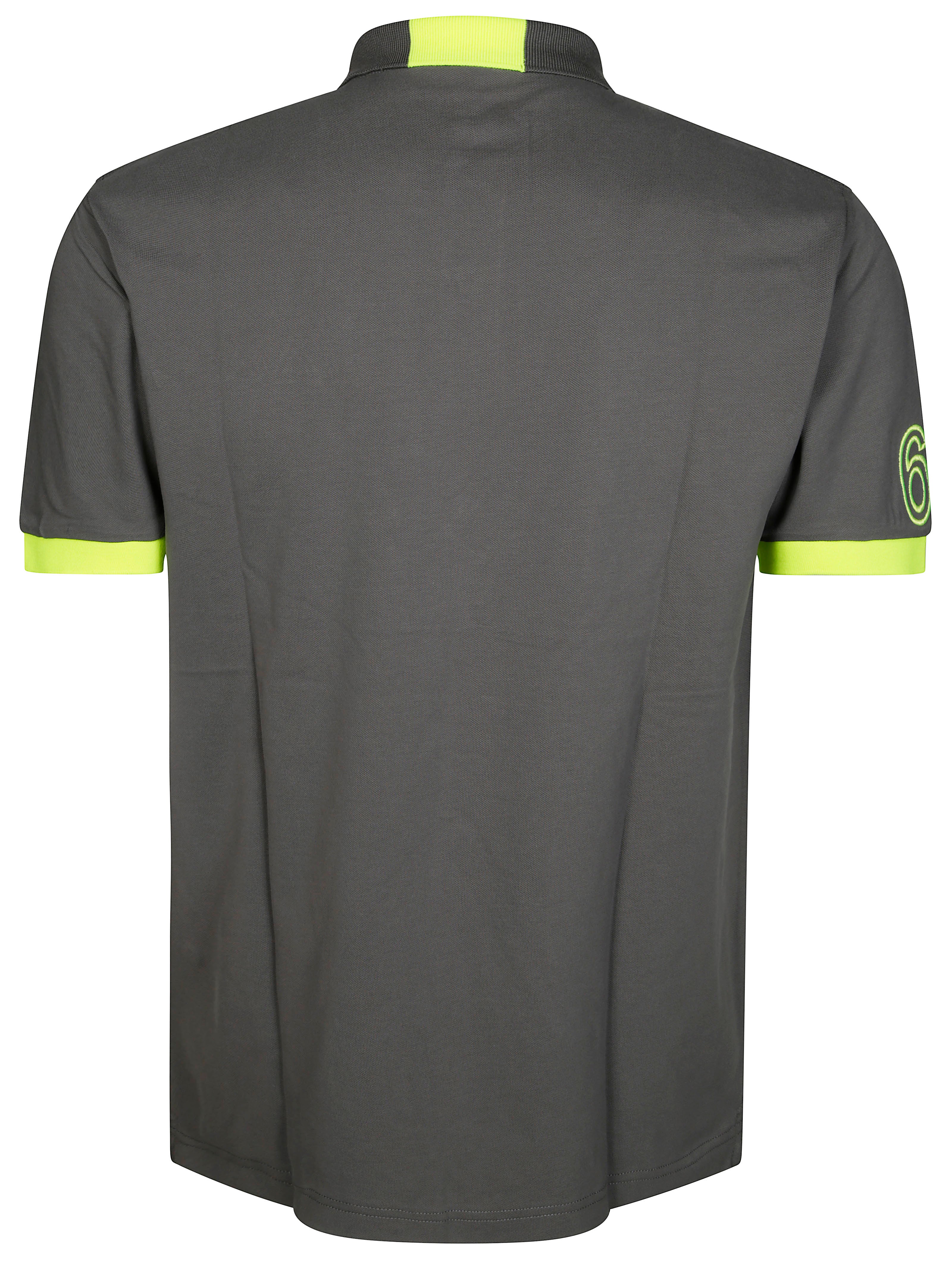 SUN 68 Fluorescent Logo Short Sleeve Polo for Women - SS25