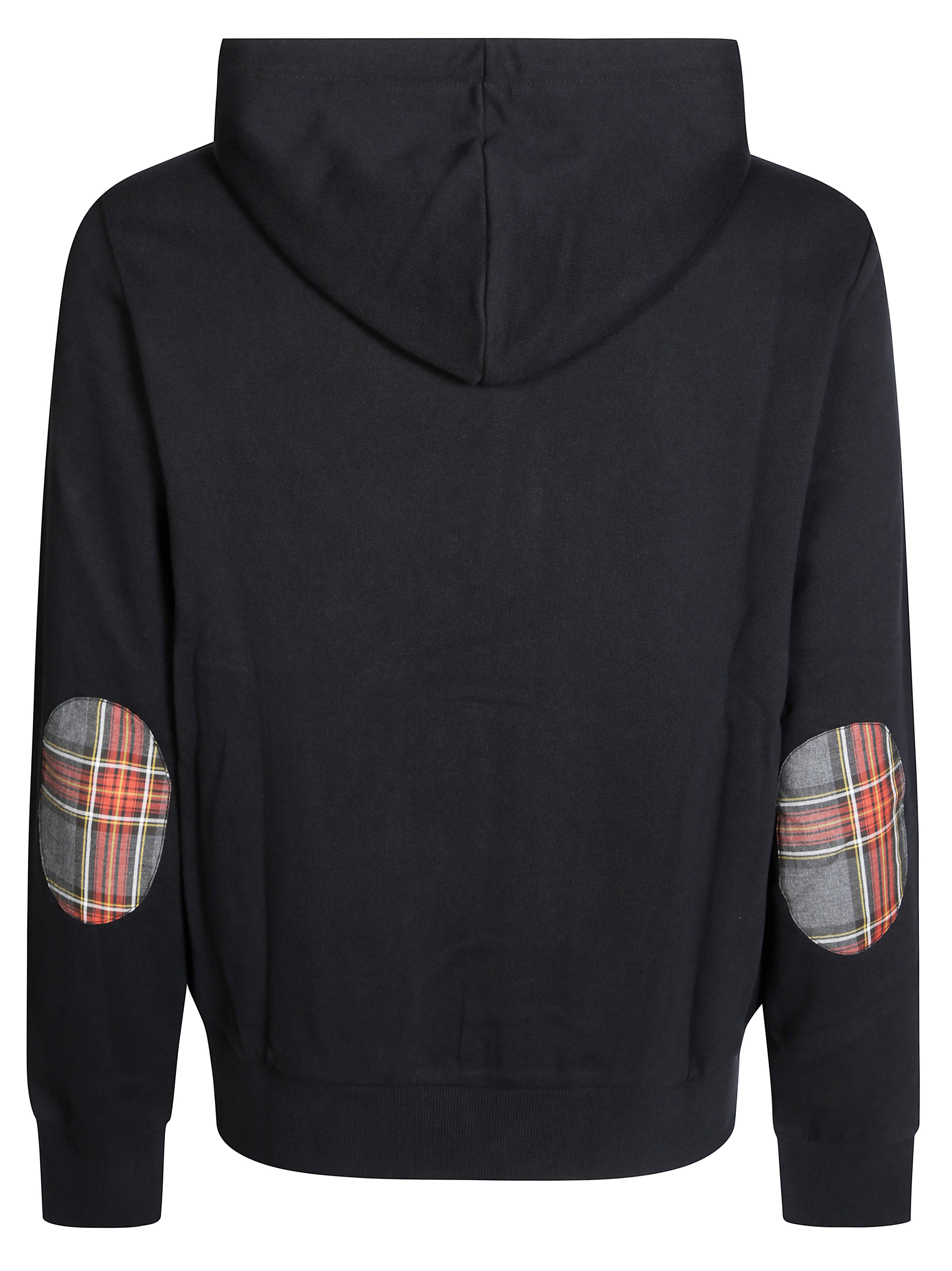 SUN 68 Contrast Soft Fabric Zip-Up Hoodie for Women