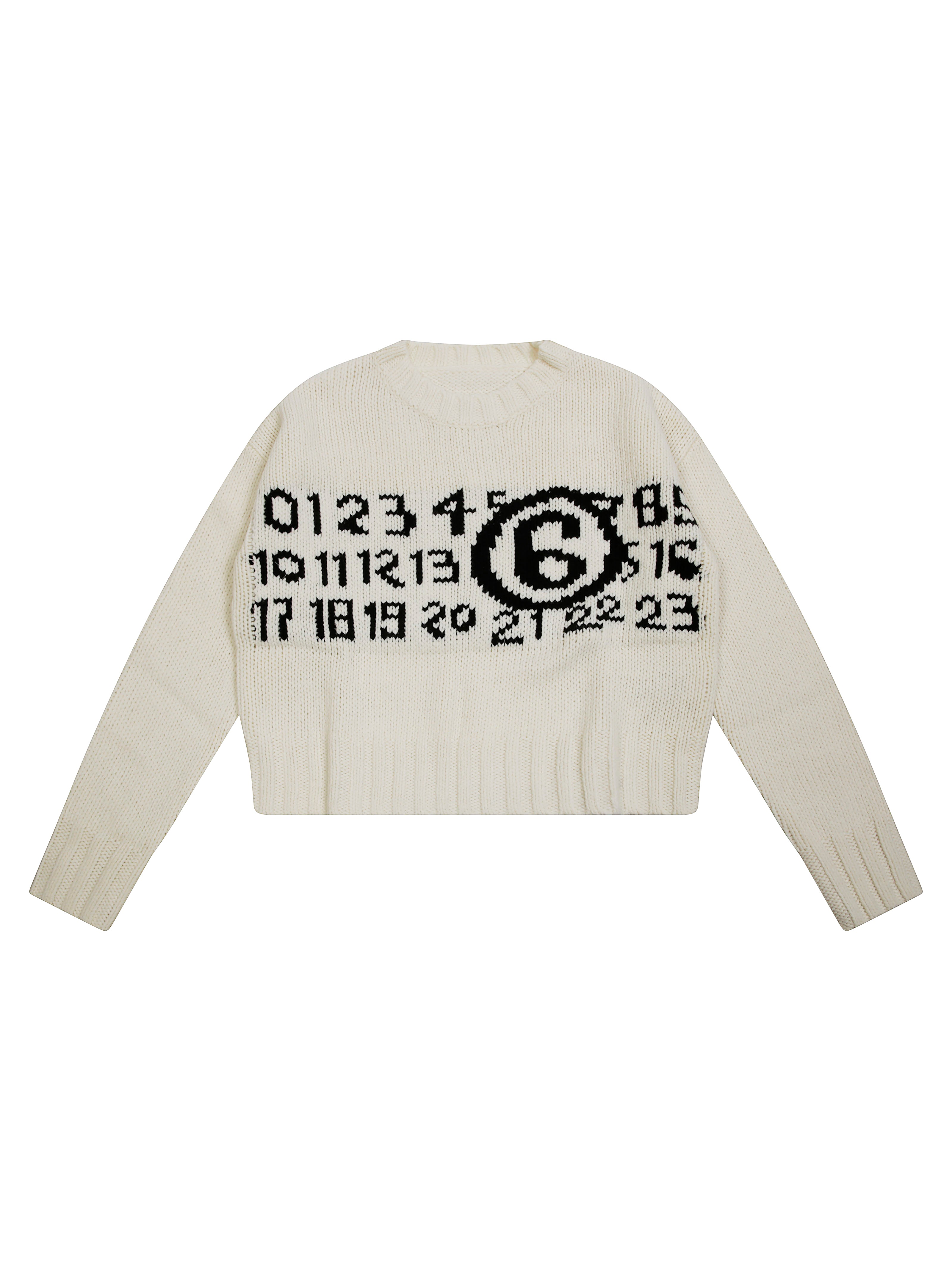 MM6 Numeric Series Crew Neck Sweater for Kids