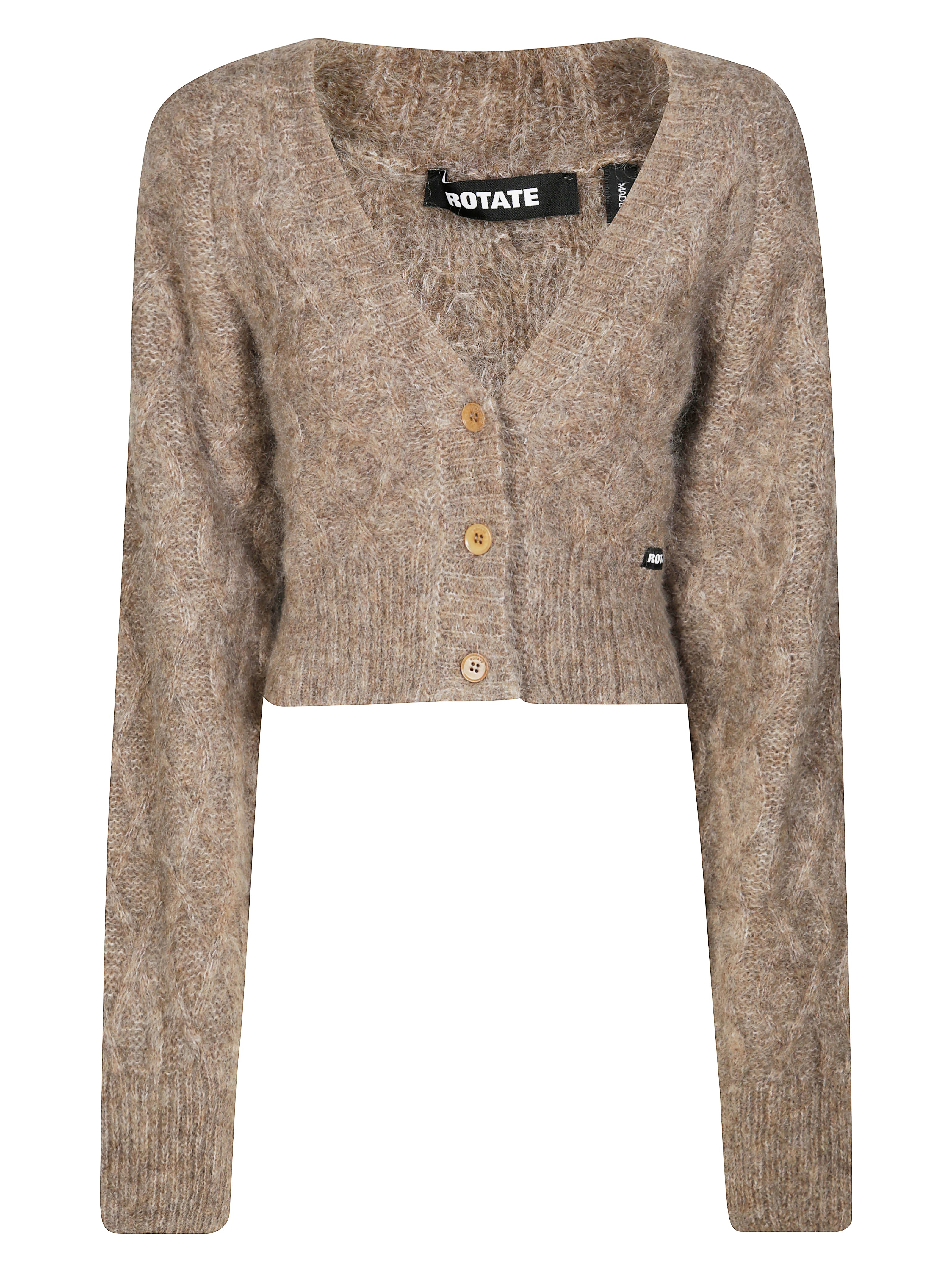 ROTATE Men's Fluffy Knit Cardigan