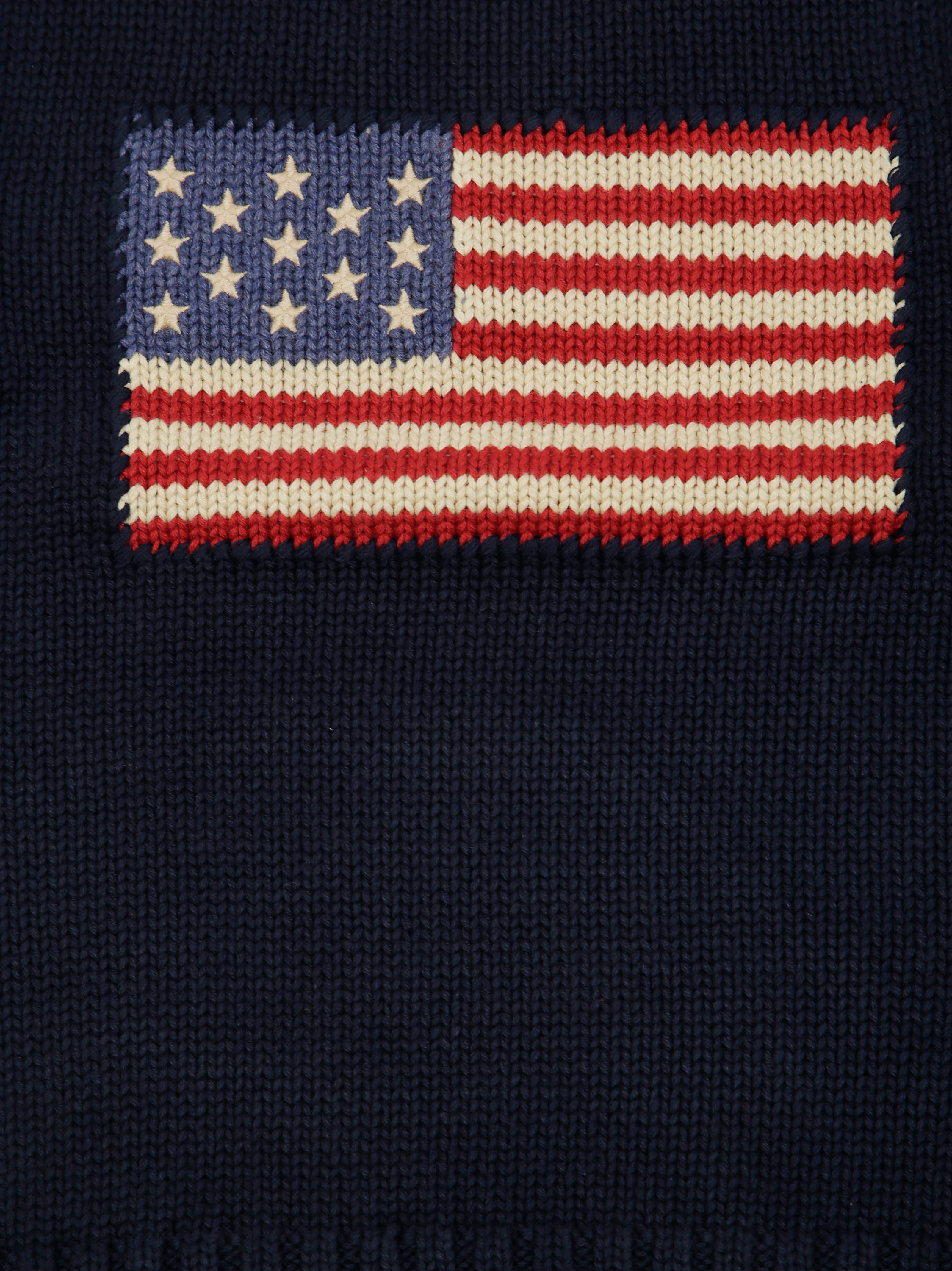 POLO RALPH LAUREN USA Flag Knit Sweater - Mini Size