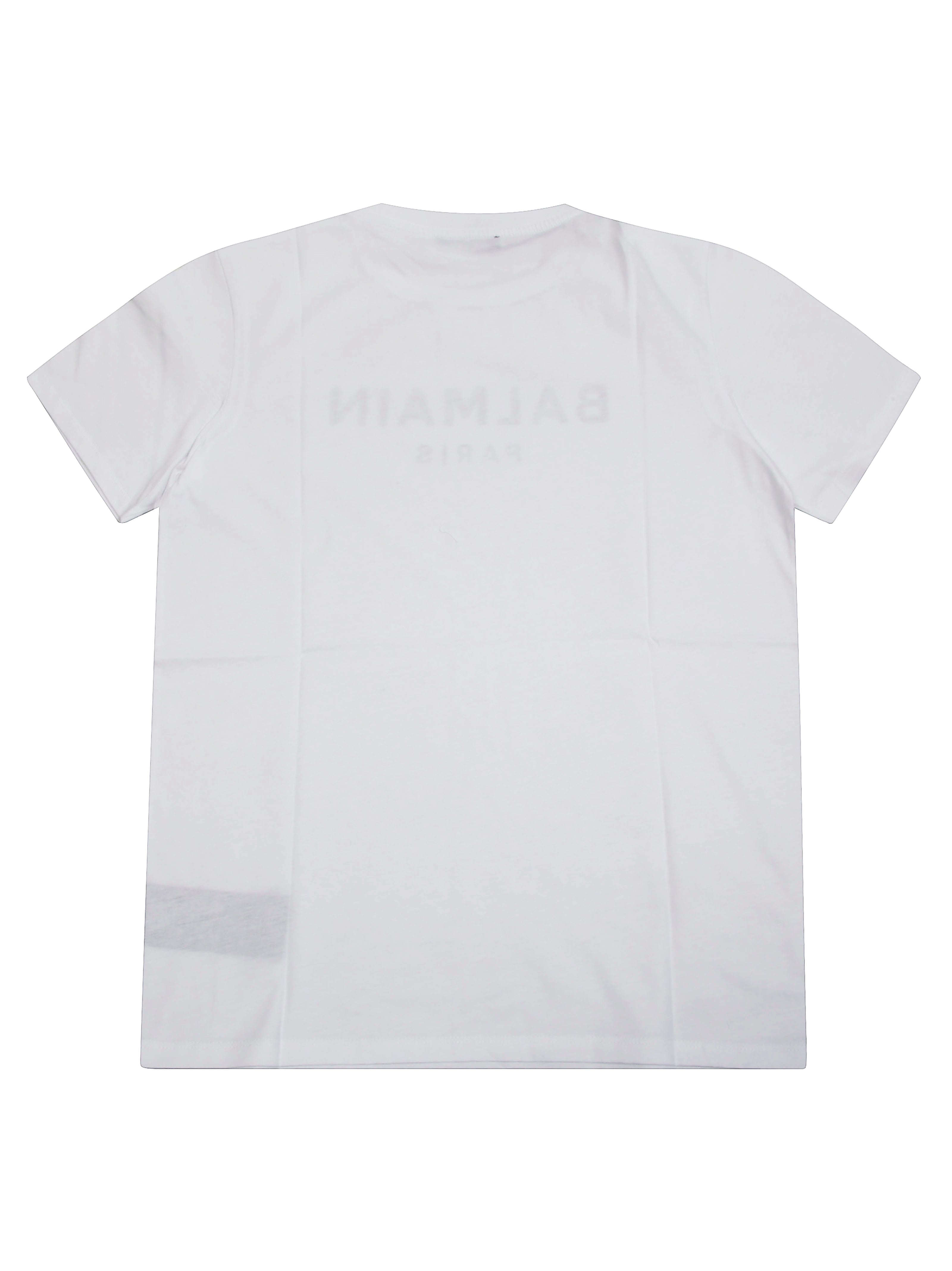 BALMAIN Mini Logo Basic Short Sleeve Tee