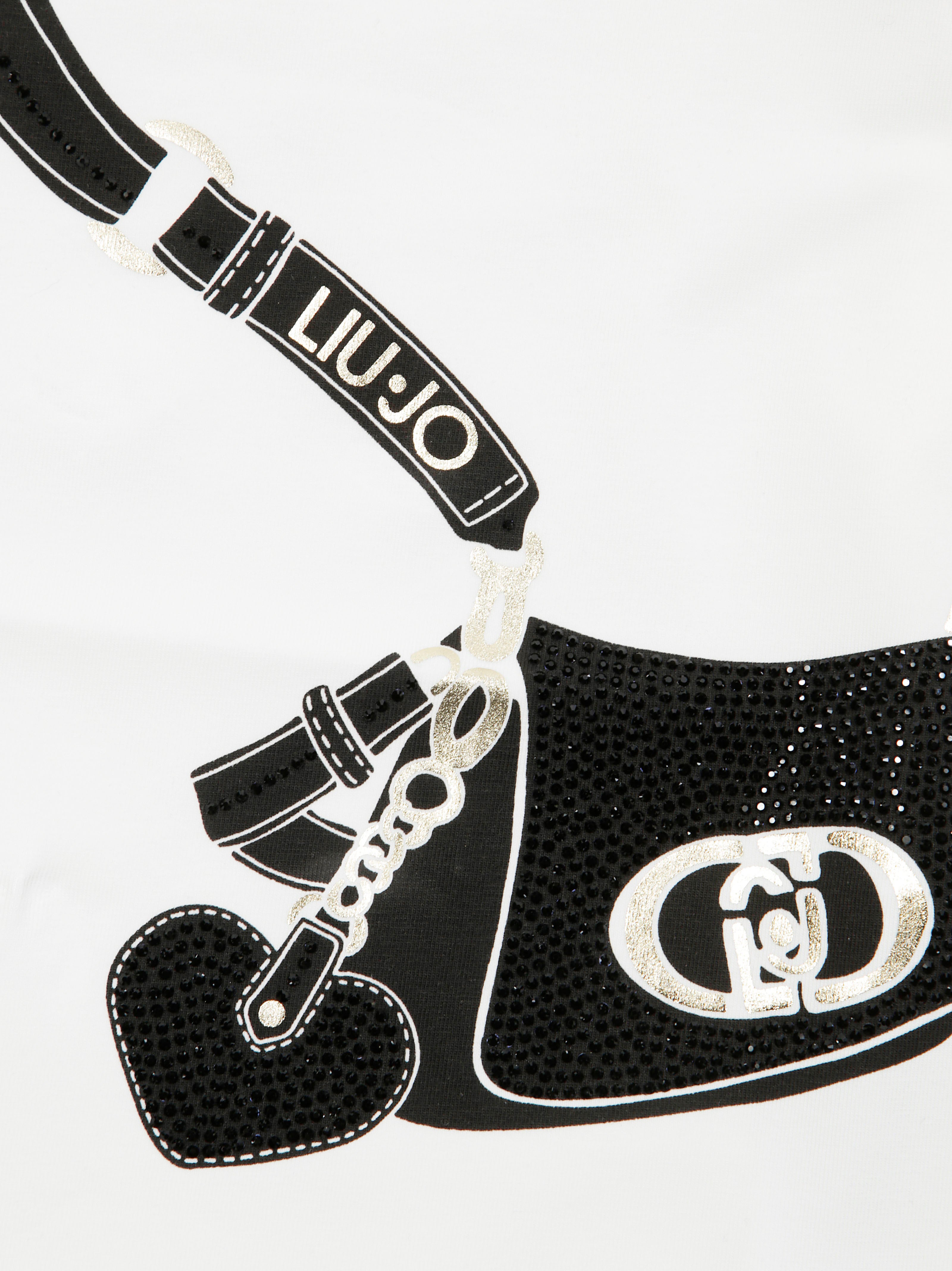 LIU JO KIDS Mini Long Sleeve T-Shirt with Cute Print