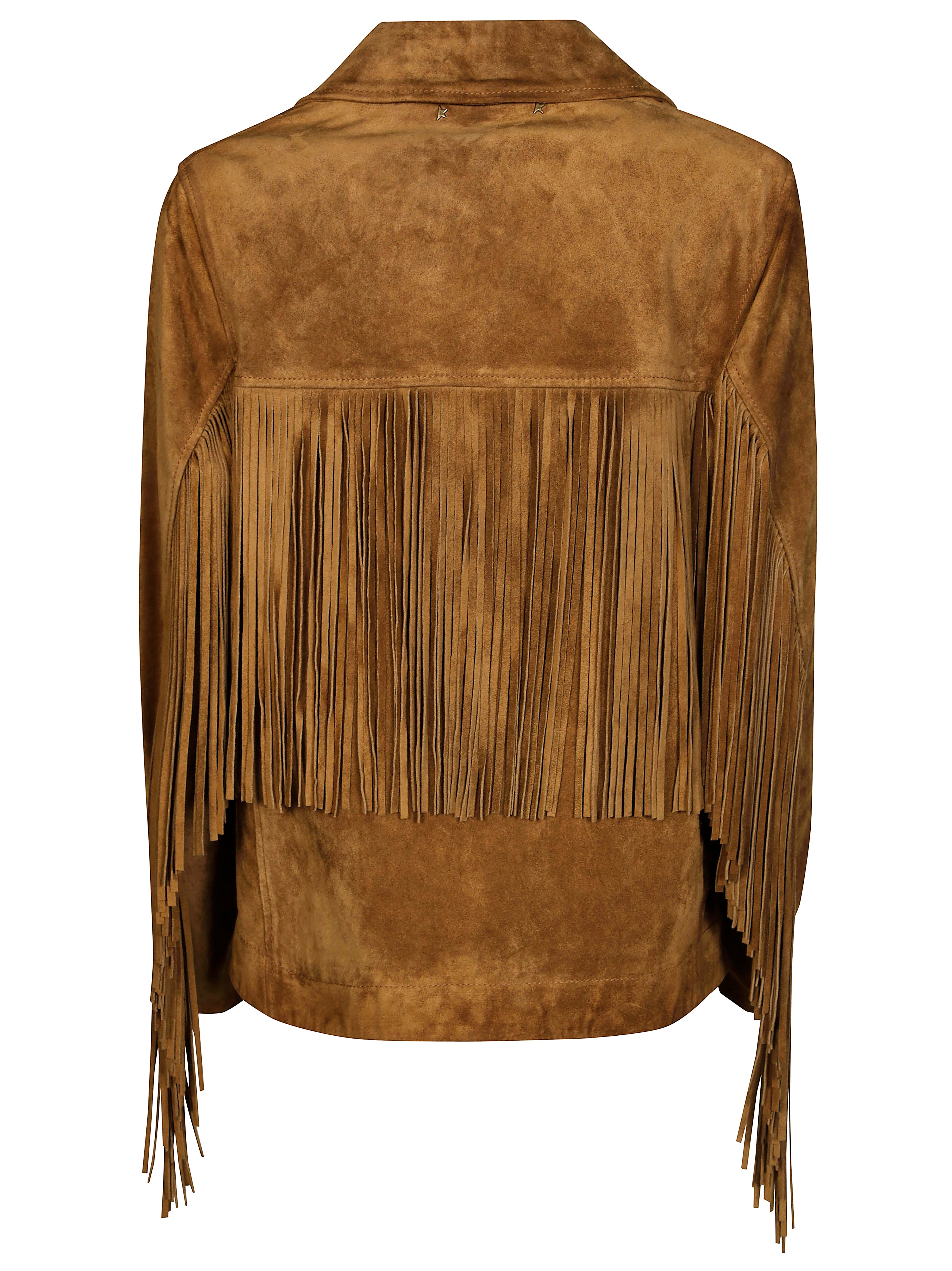 GOLDEN GOOSE Men's Fringed Jacket