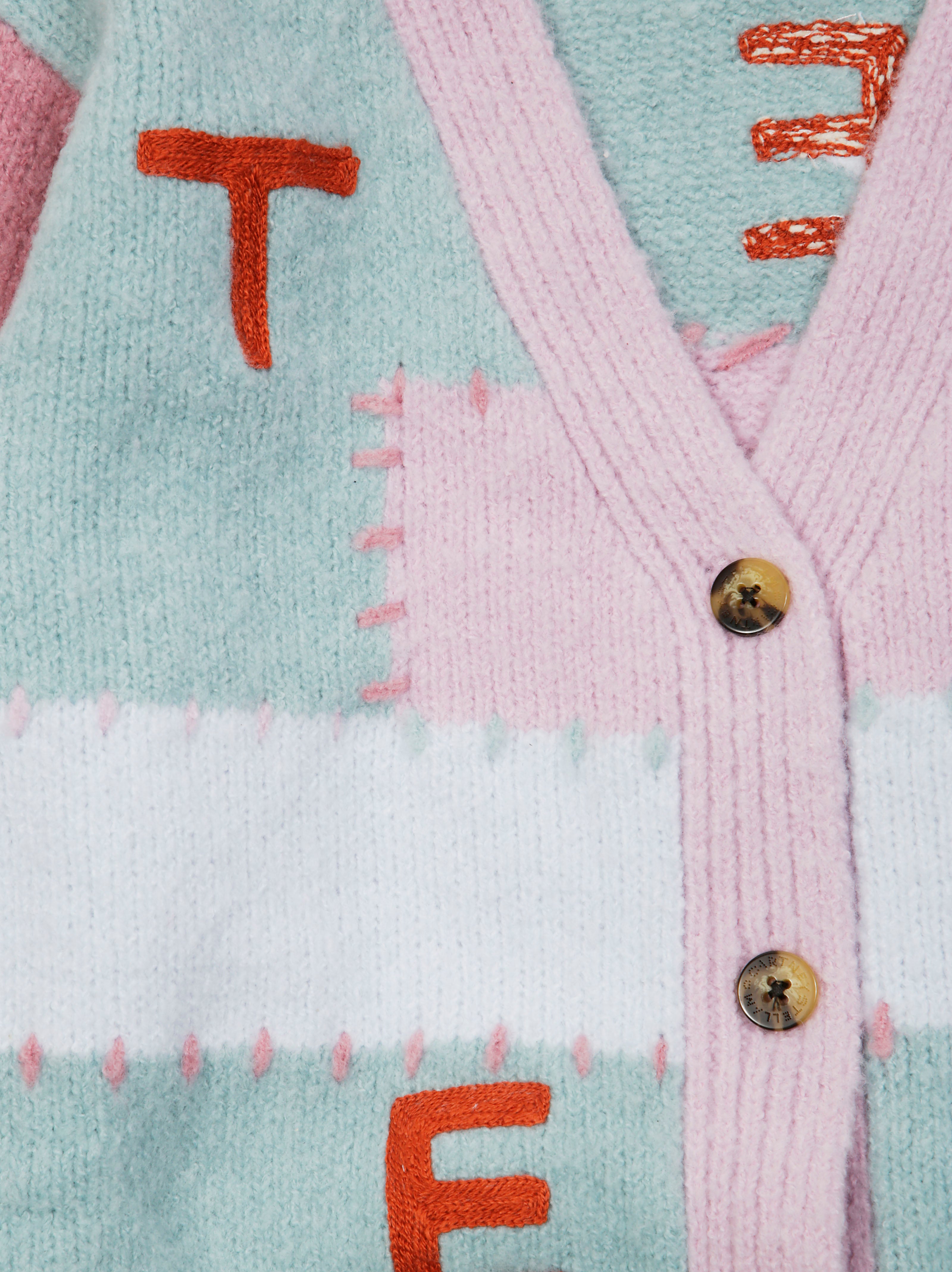 STELLA MC CARTNEY JUNIOR Mini Color Block Cardigan