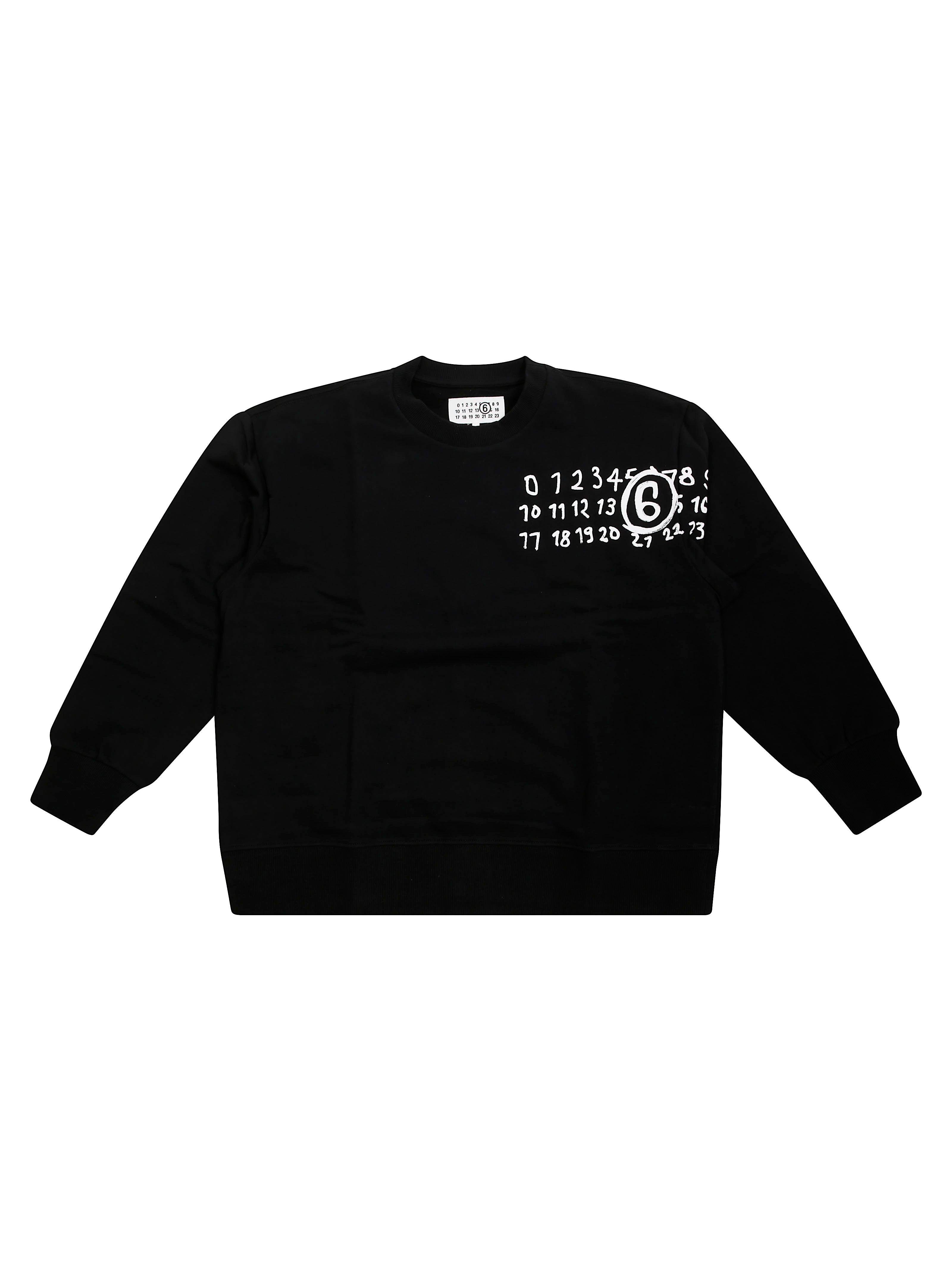 MM6 Classic Mini Sweatshirt with Numeric Series