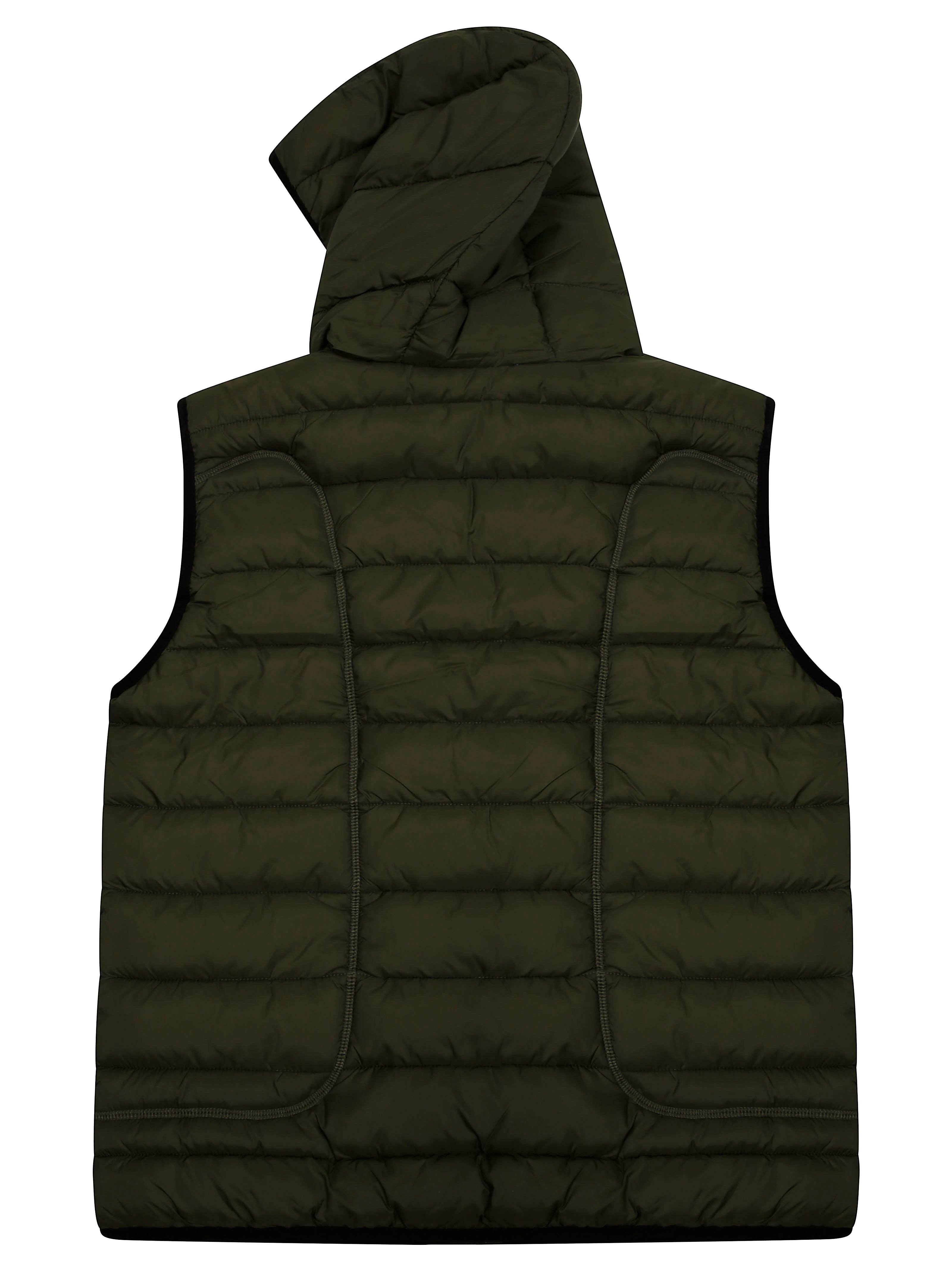 DIESEL Kids' Lightweight Hooded Gilet