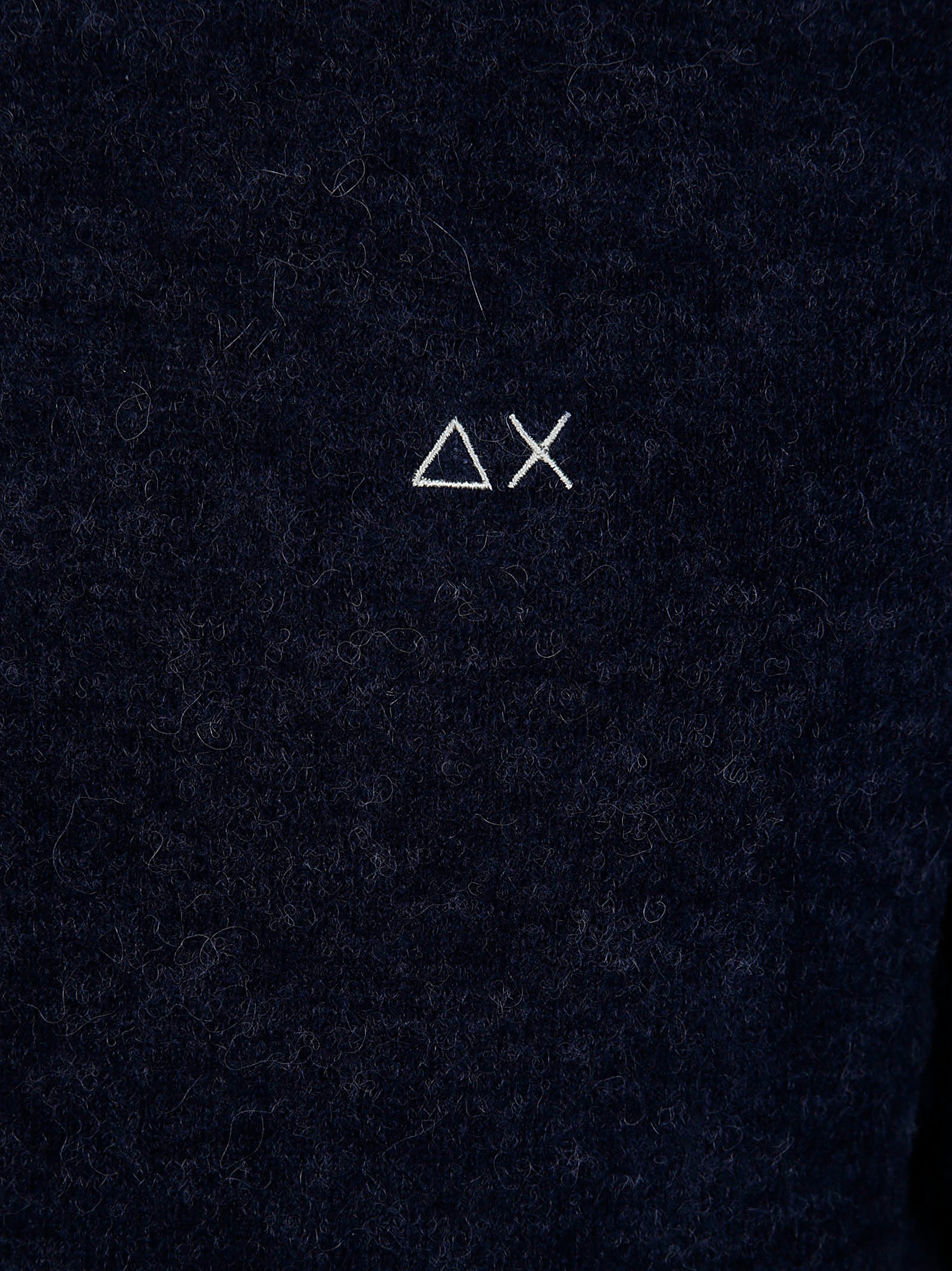 SUN 68 Round Alpaca Solid Teddy Sweater - Women’s FW24 Collection