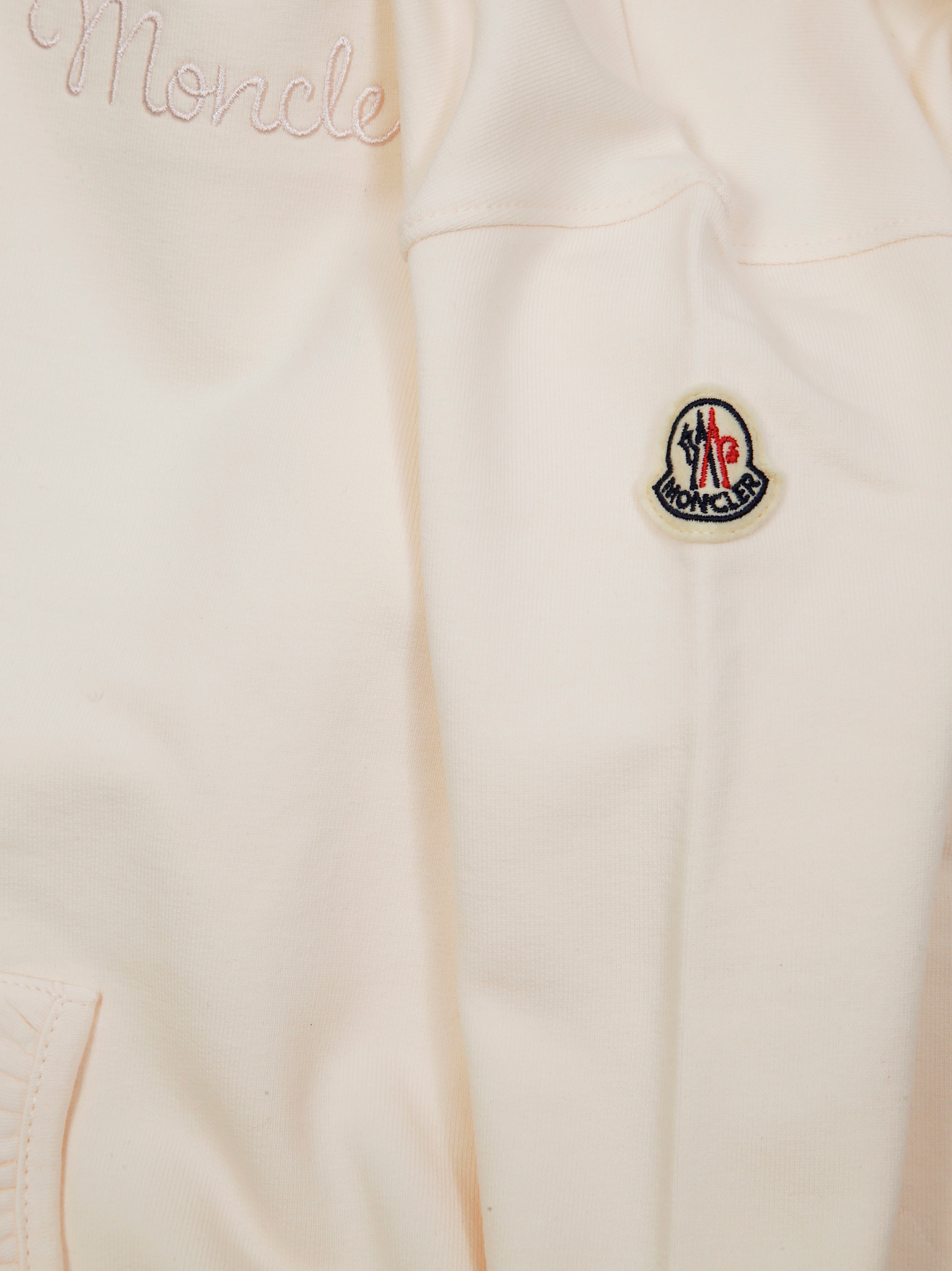 MONCLER Mini Casual Dress in Soft Sweatshirt Fabric