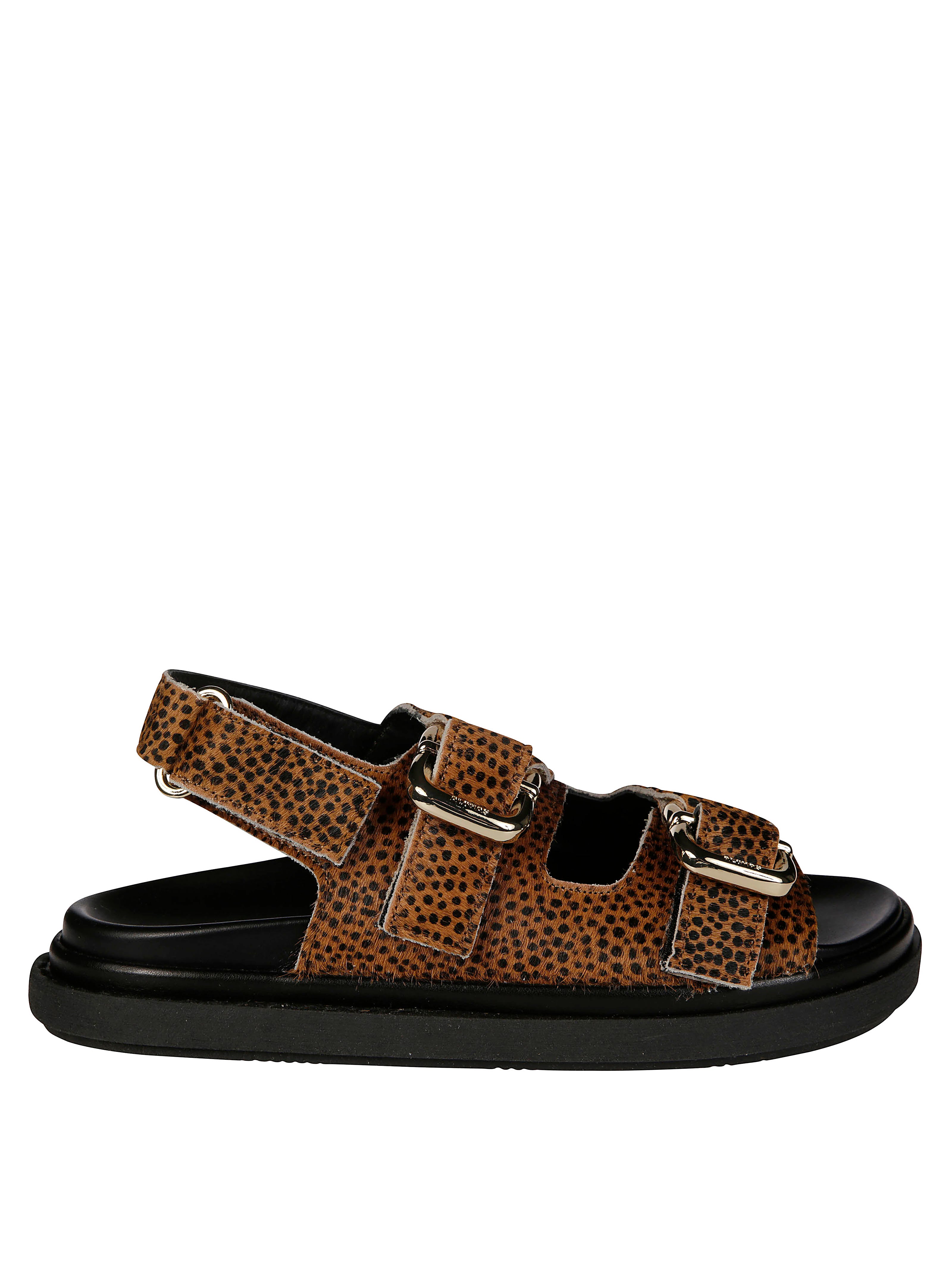 ALOHAS Men's Chic Soft Sandals with Double Buckle