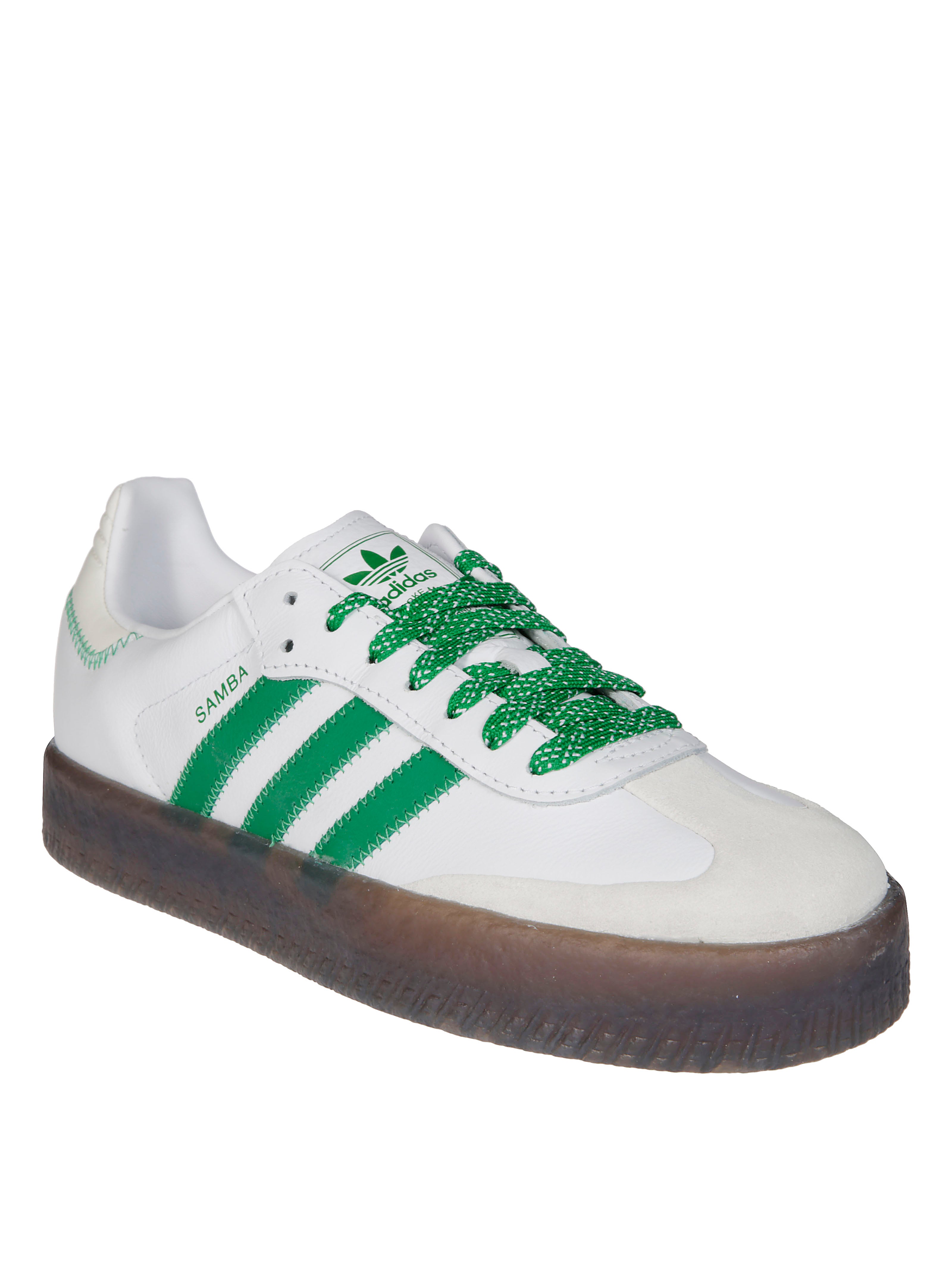 ADIDAS Sleek Sneakers with Green Logo Detail