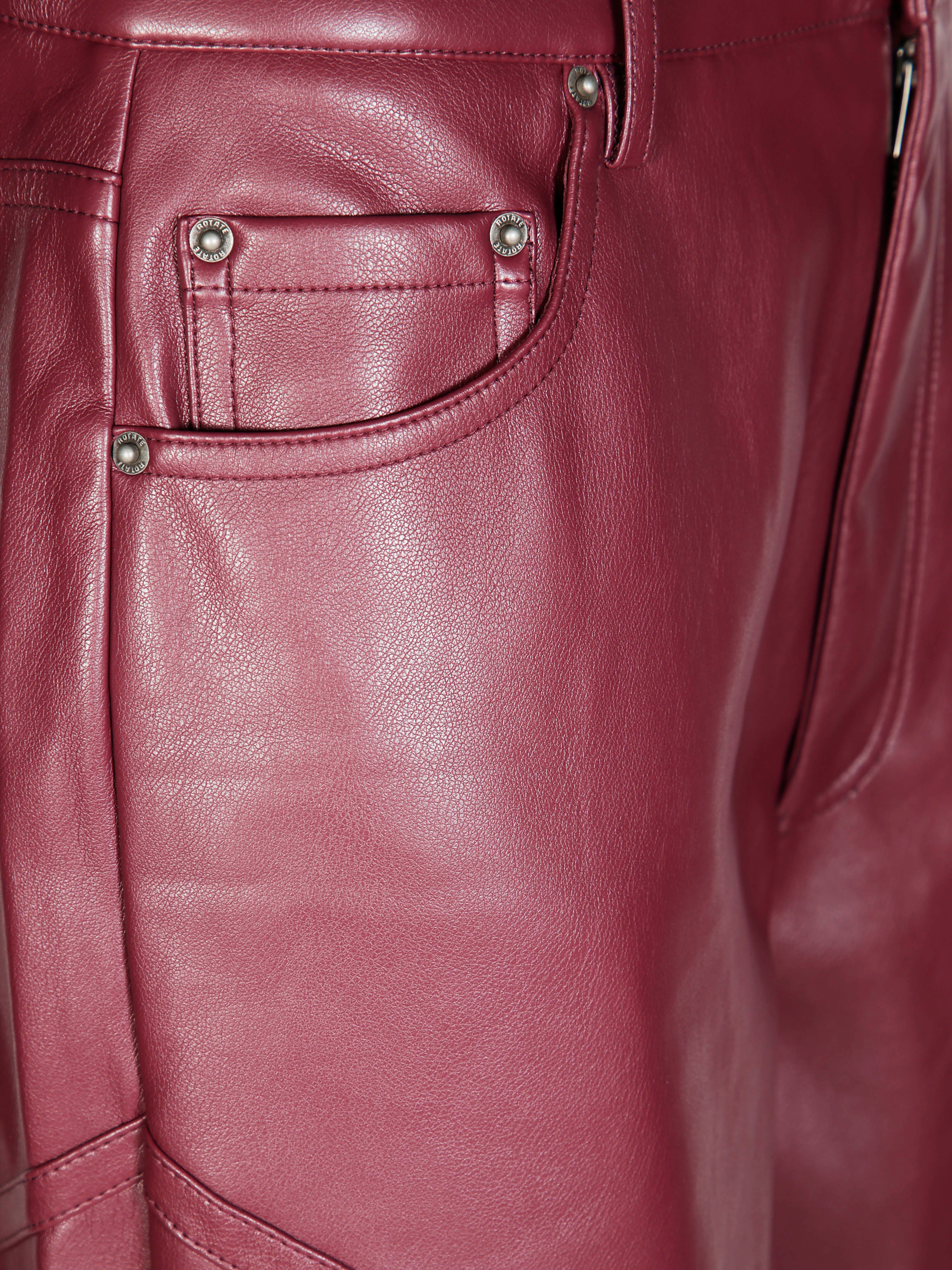 ROTATE Mid-Waisted Piping Pants for Men