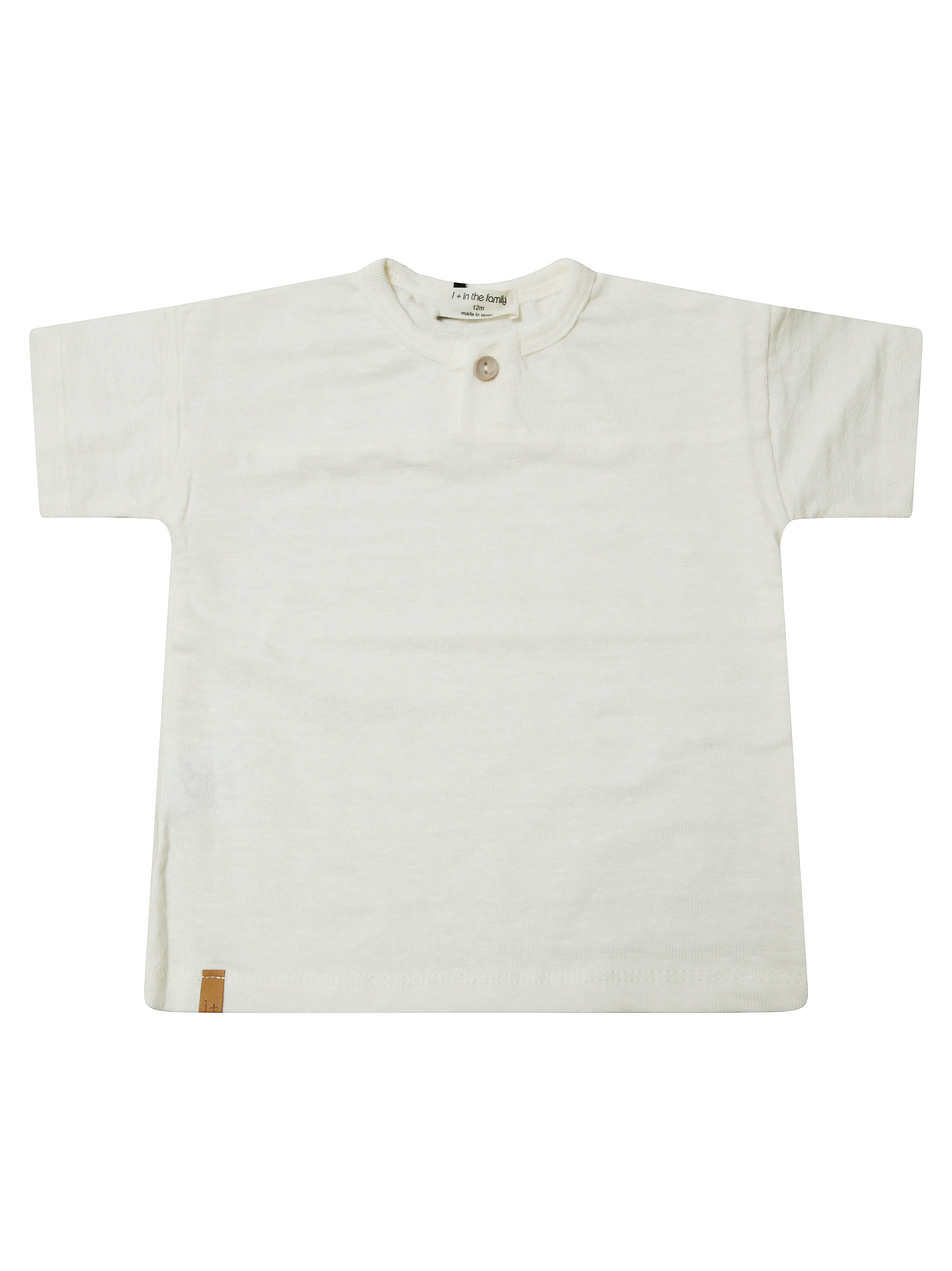 1+IN THE FAMILY Mini Buttoned Short Sleeve T-Shirt