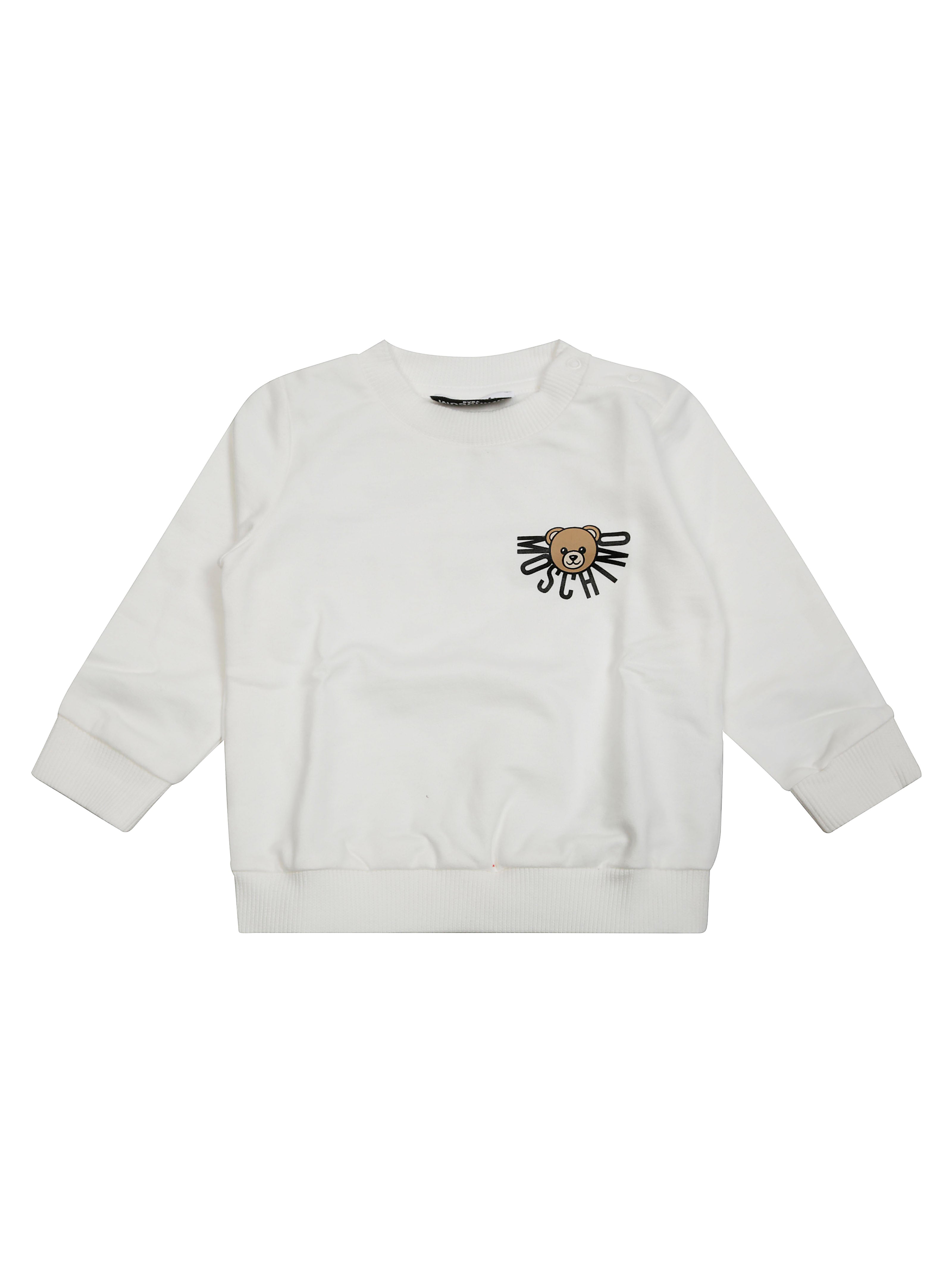 MOSCHINO KIDS Kids' Graphic Bear Logo Crew Sweatshirt