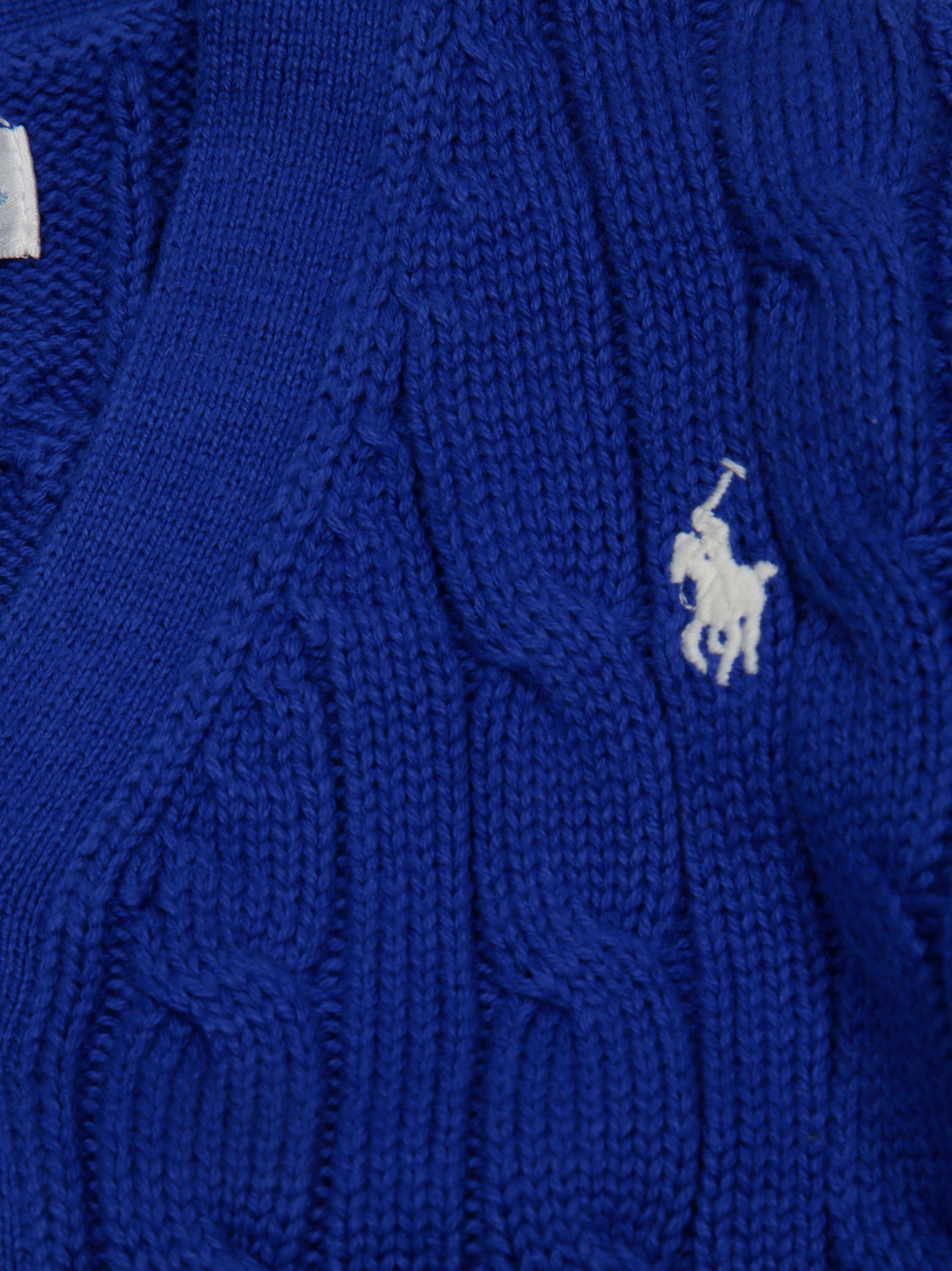 POLO RALPH LAUREN Kids' Cotton Cardigan with Embroidered Details