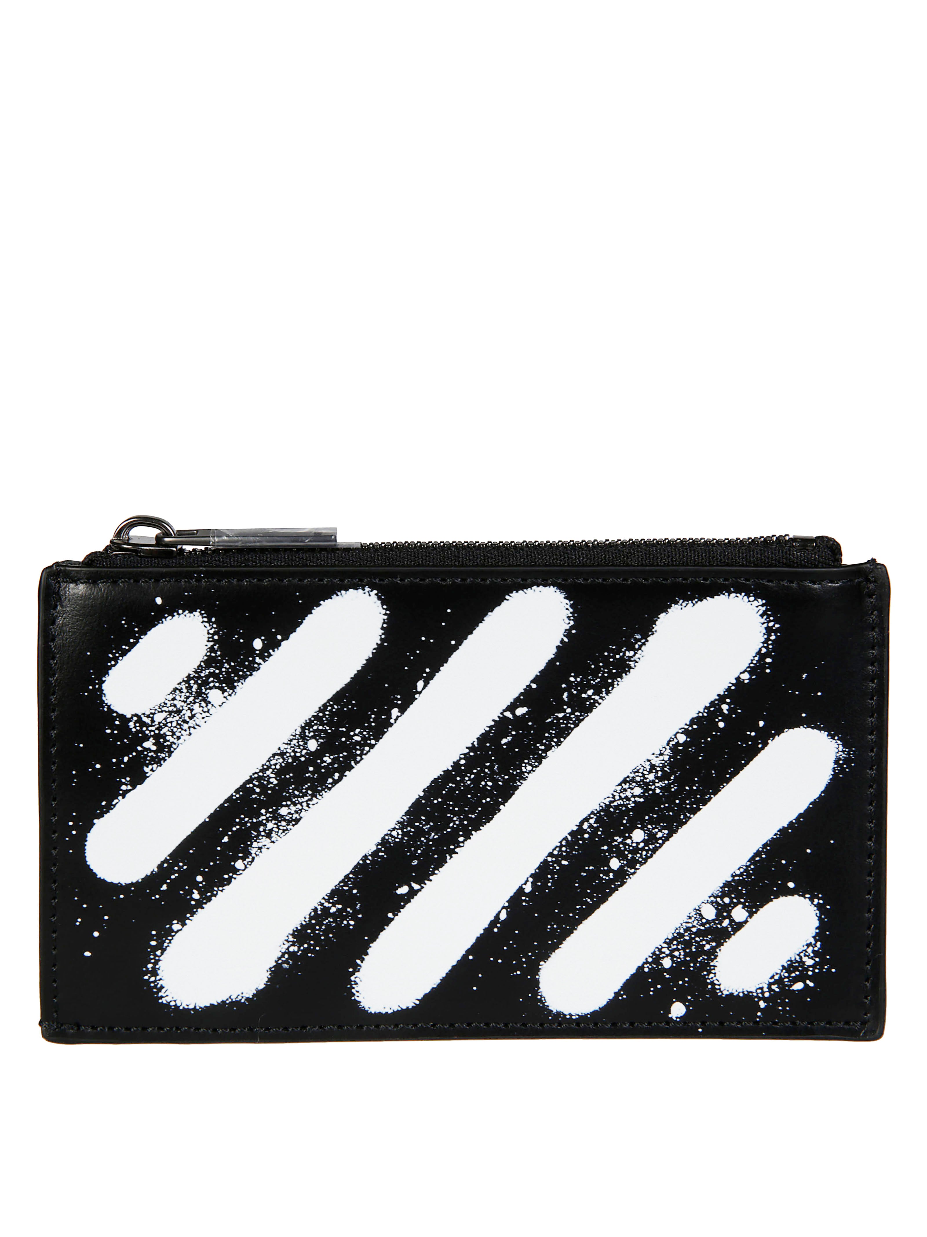 OFF WHITE Compact Cardholder Wallet for Women