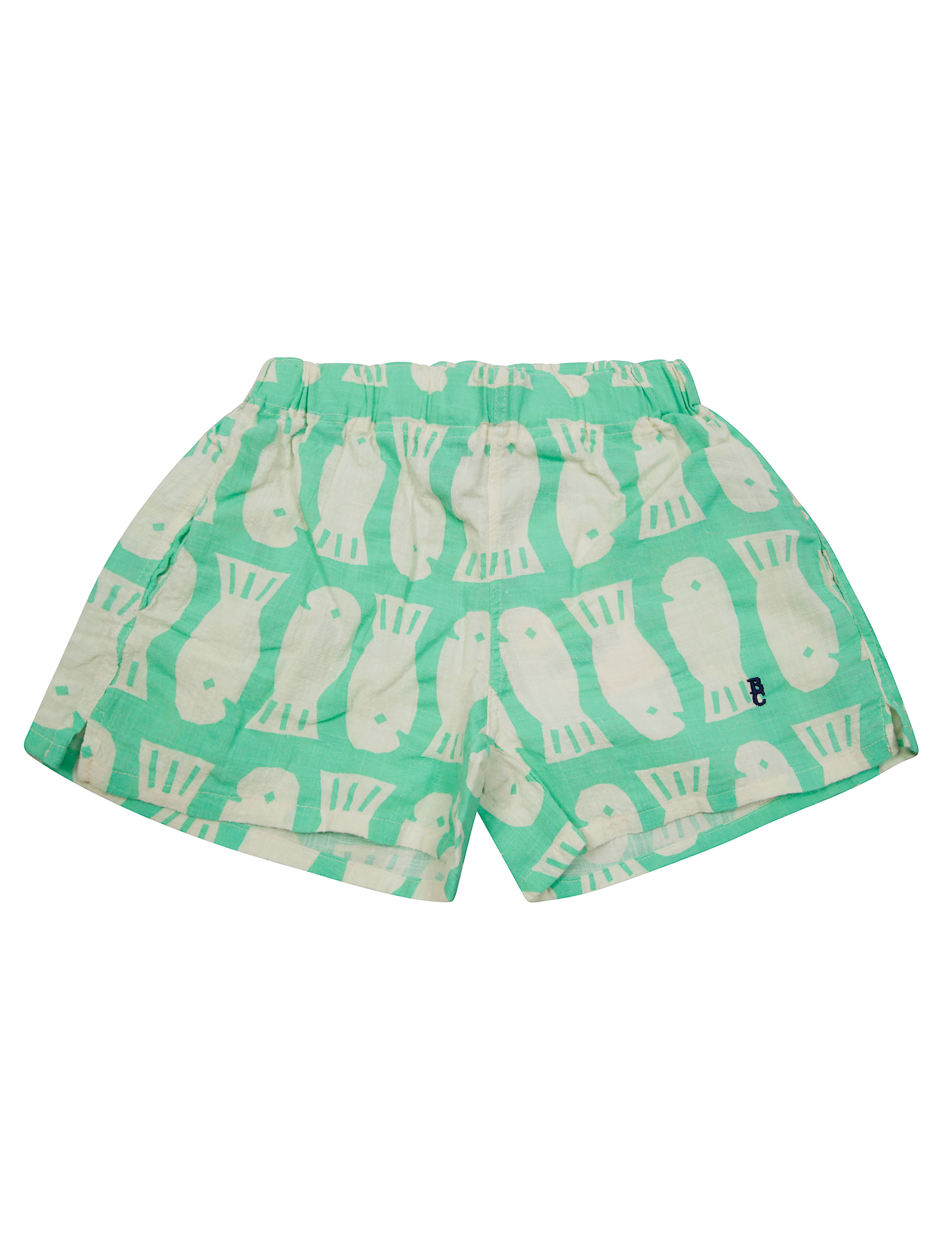 BOBO CHOSES Mini Fish Print Bermuda Shorts