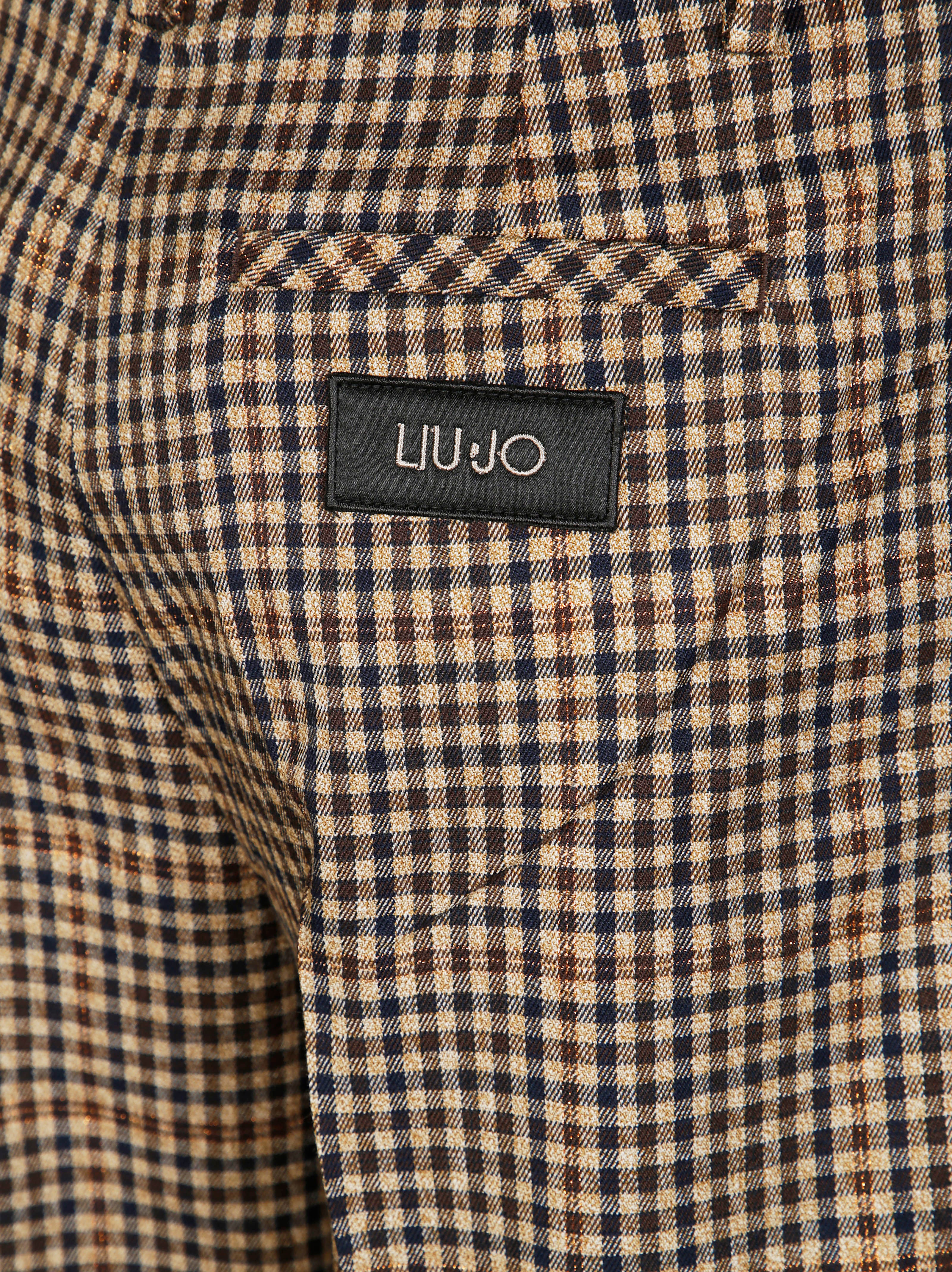 LIUJO Men's Stylish Jewel Detailed Pants