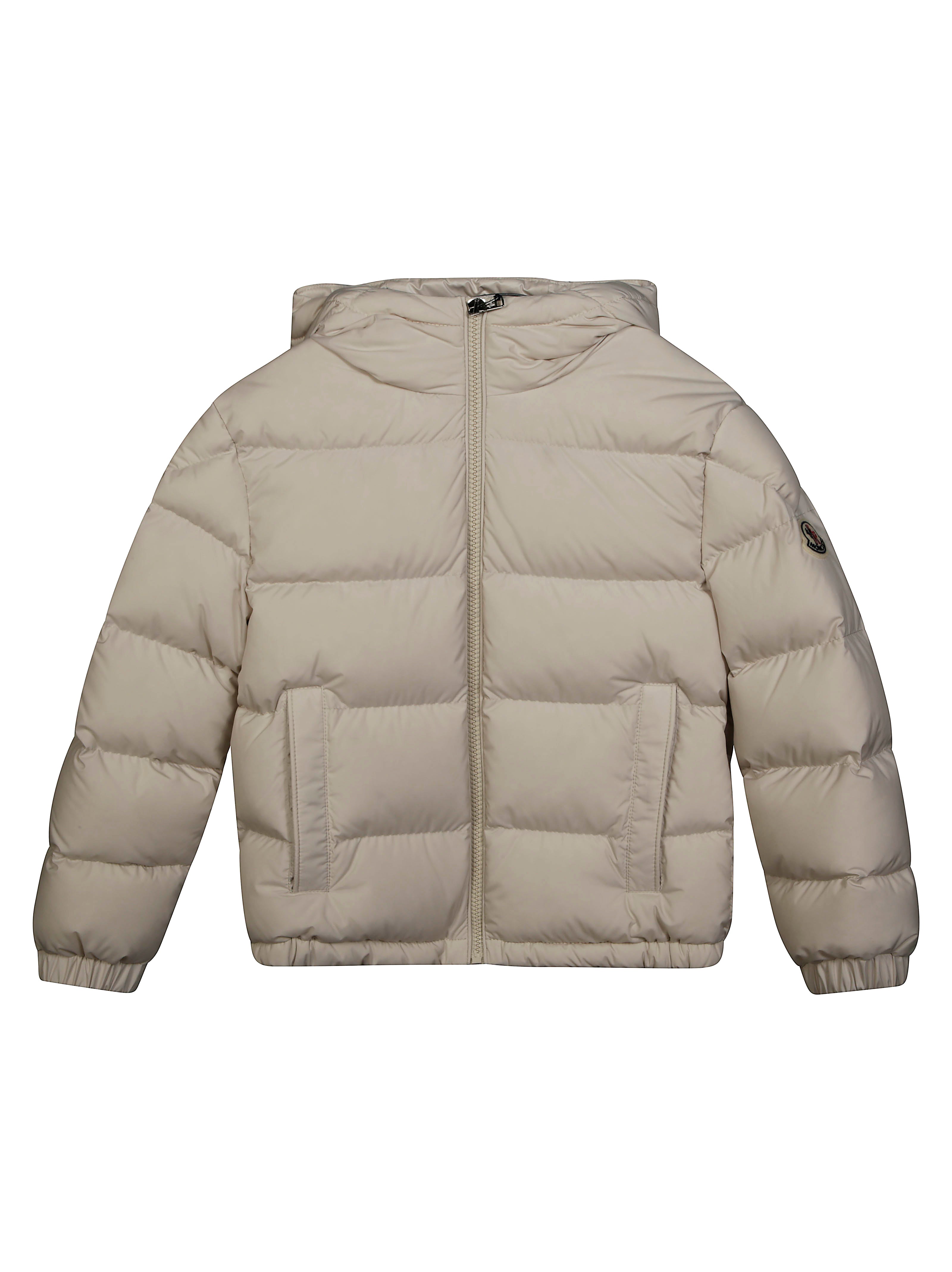 MONCLER Mini Puffer Jacket with Logo Arm Detail
