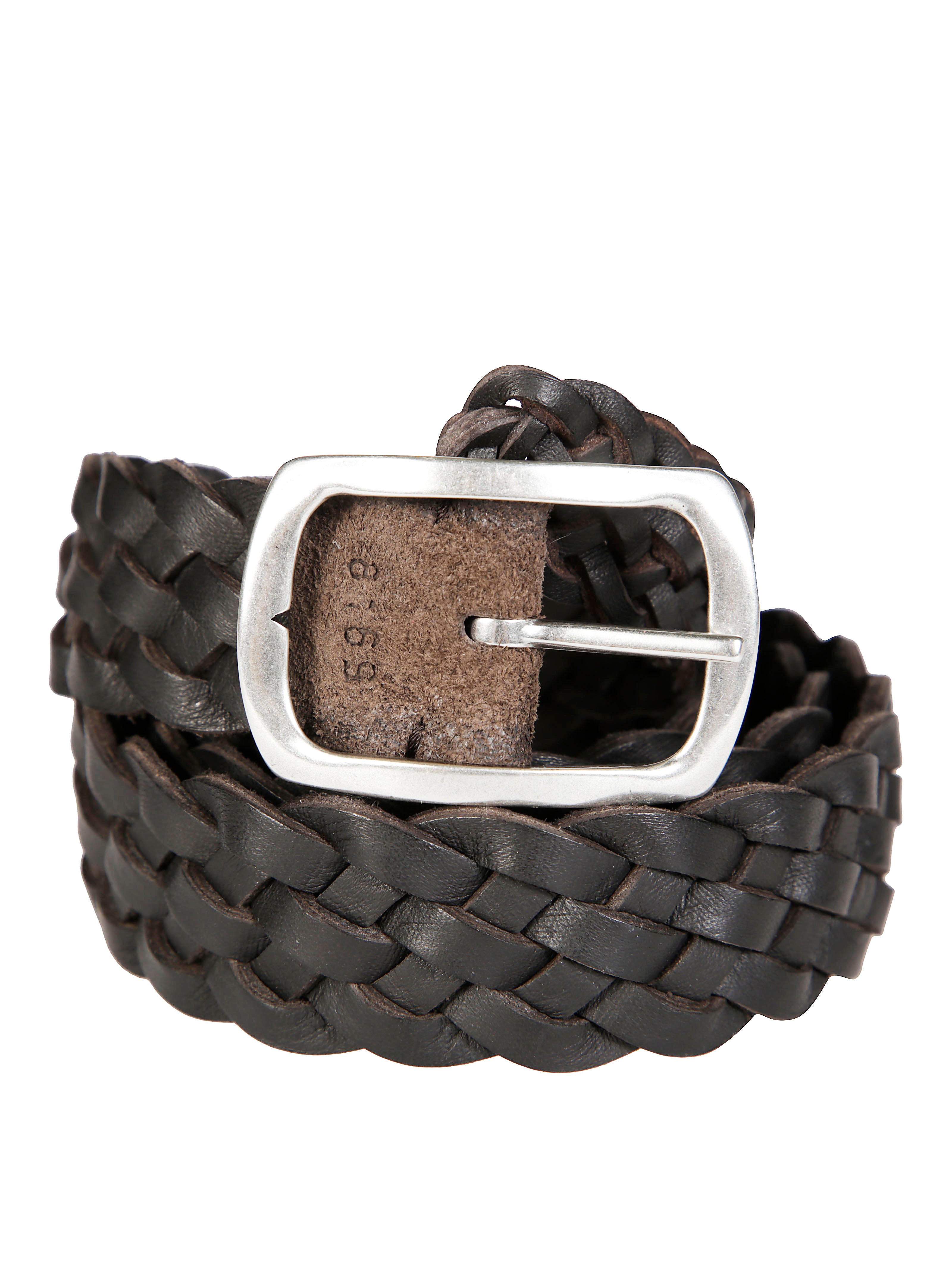 ORCIANI Reversible Double Weave Suede Belt for Women