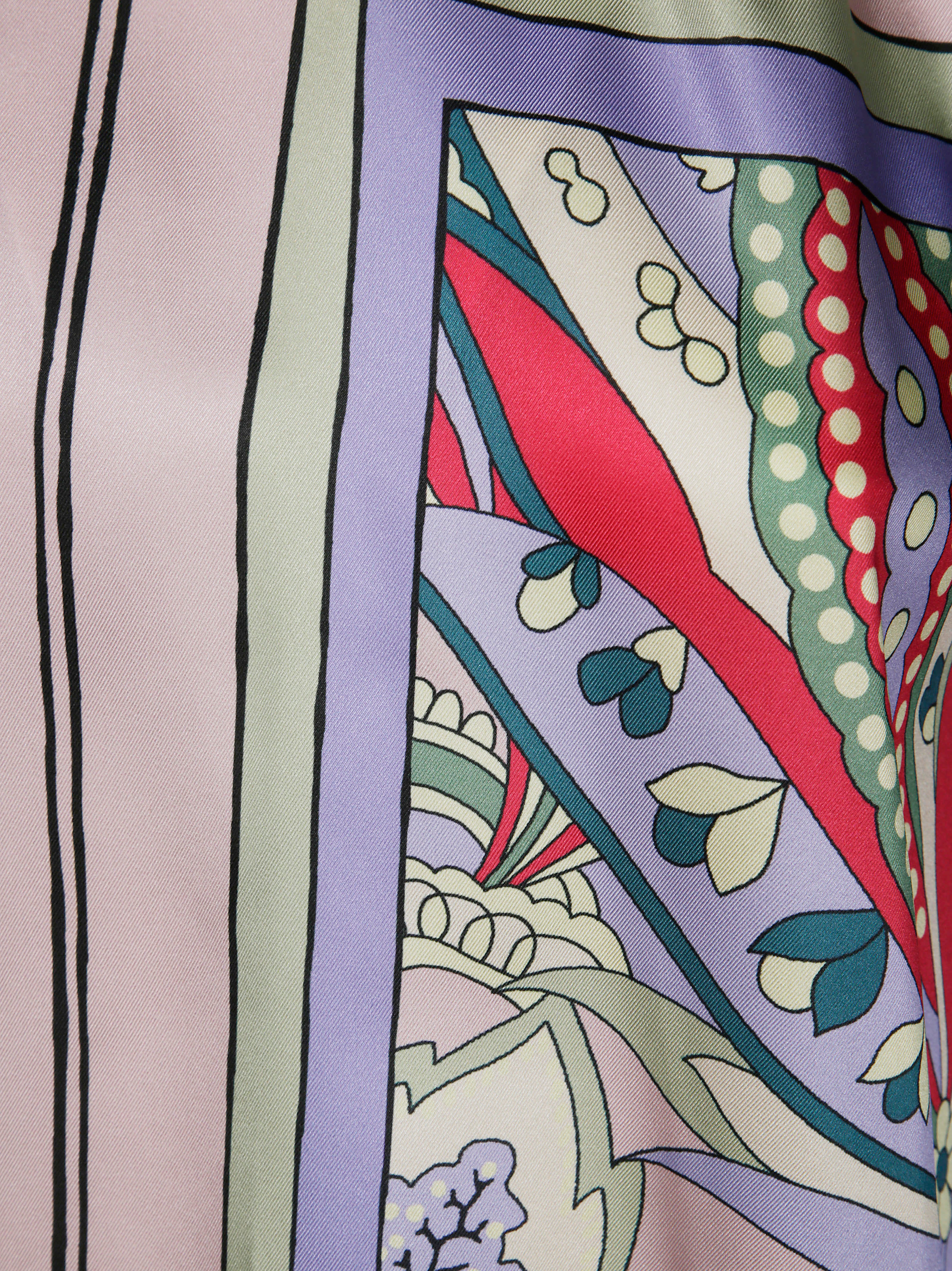 LIUJO Stylish Foulard Print Top for Men