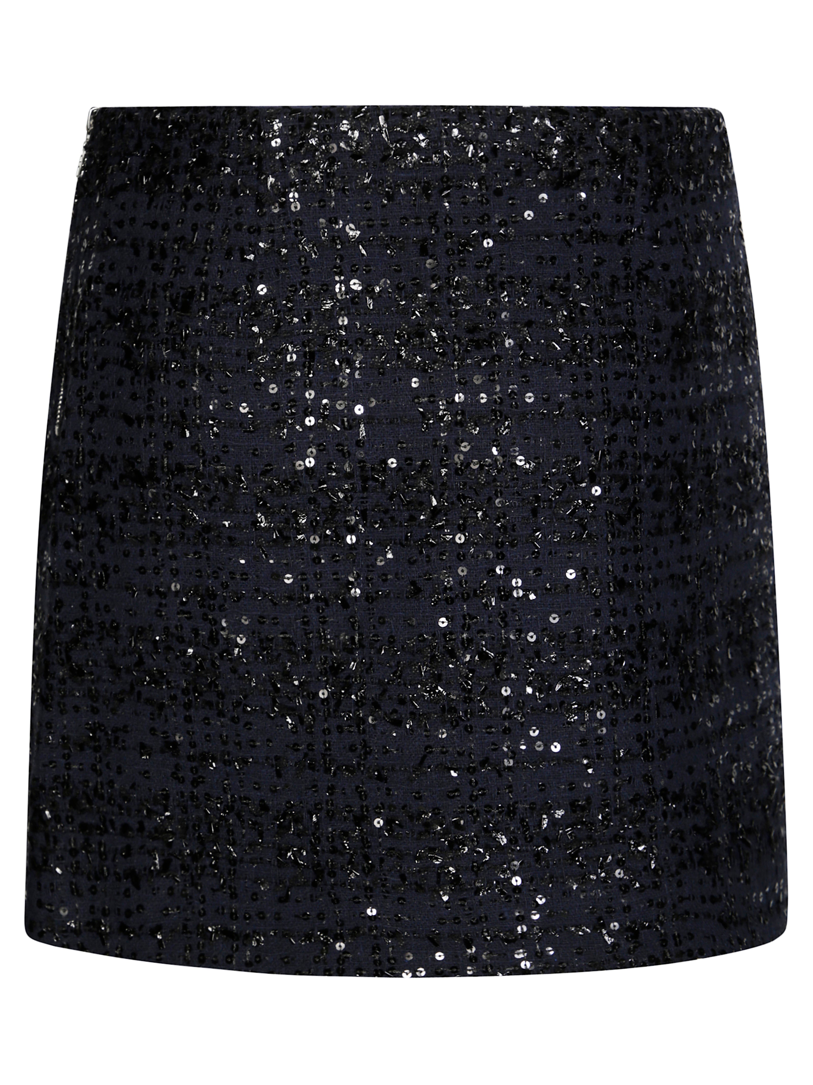ROTATE Chic Boucle Loop Mini Skirt for Men