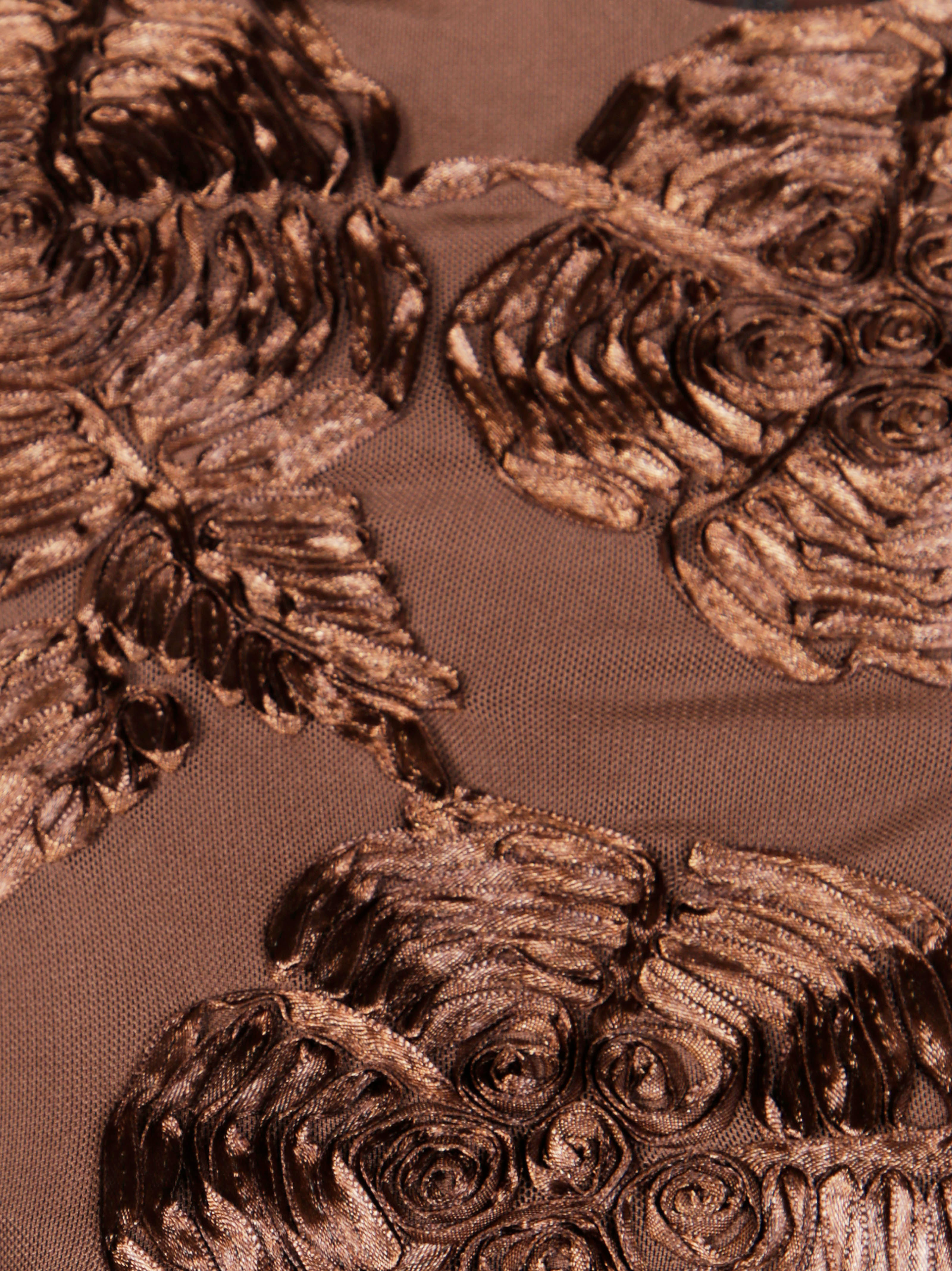 ROTATE Men's Flower Mesh Long Sleeve Top