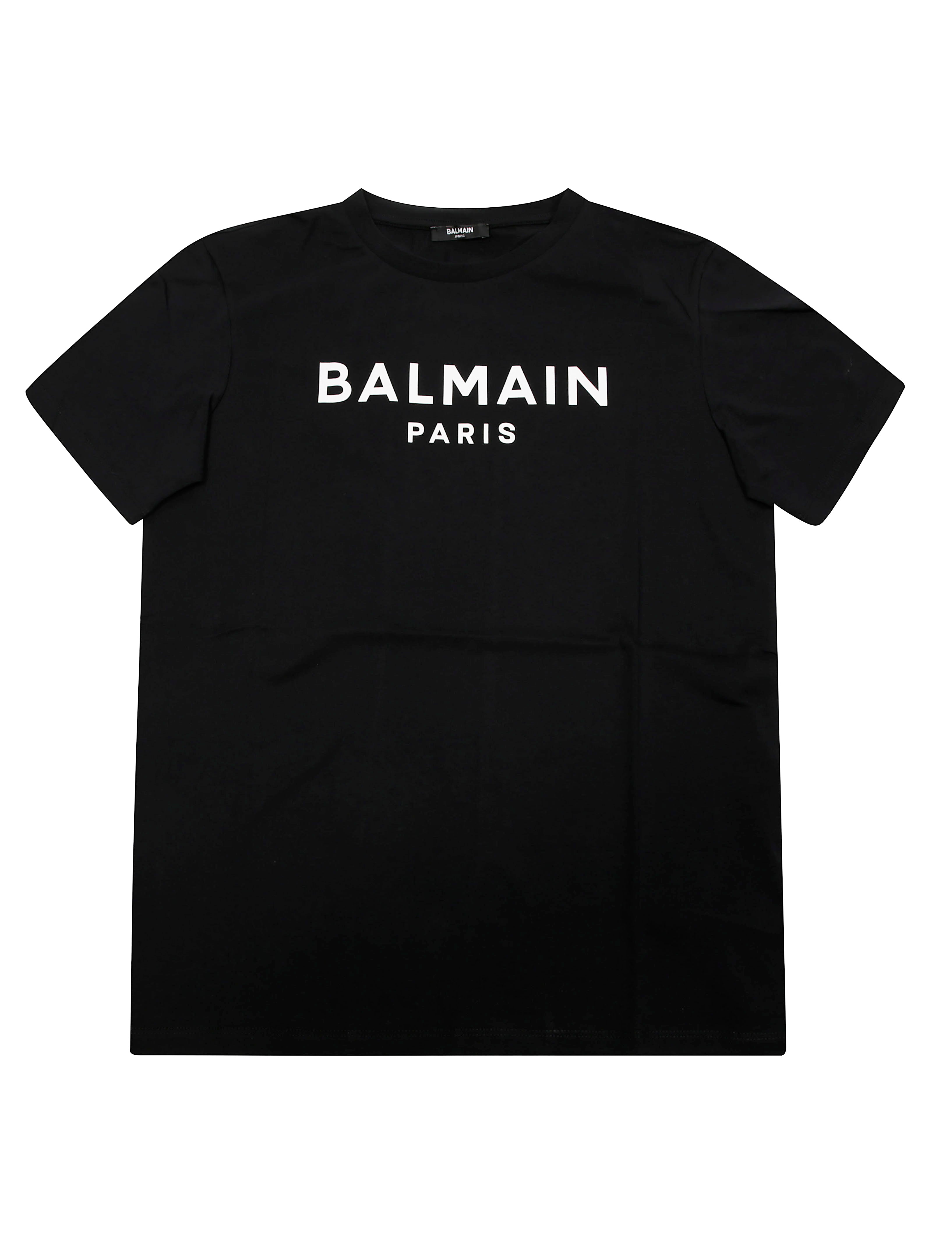 BALMAIN Mini Logo Basic Short Sleeve T-Shirt