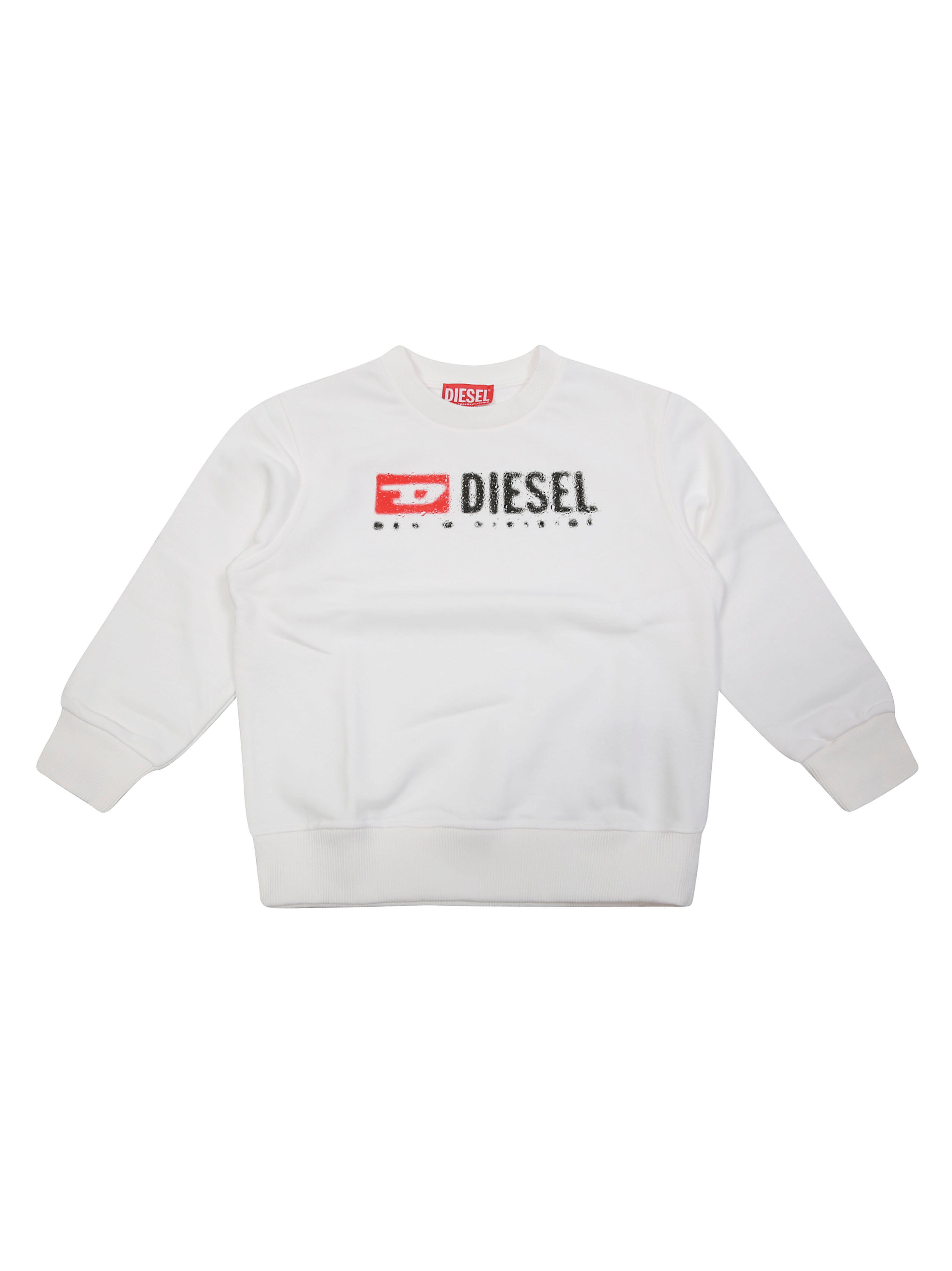 DIESEL Classic Logo Crewneck Sweatshirt for Kids