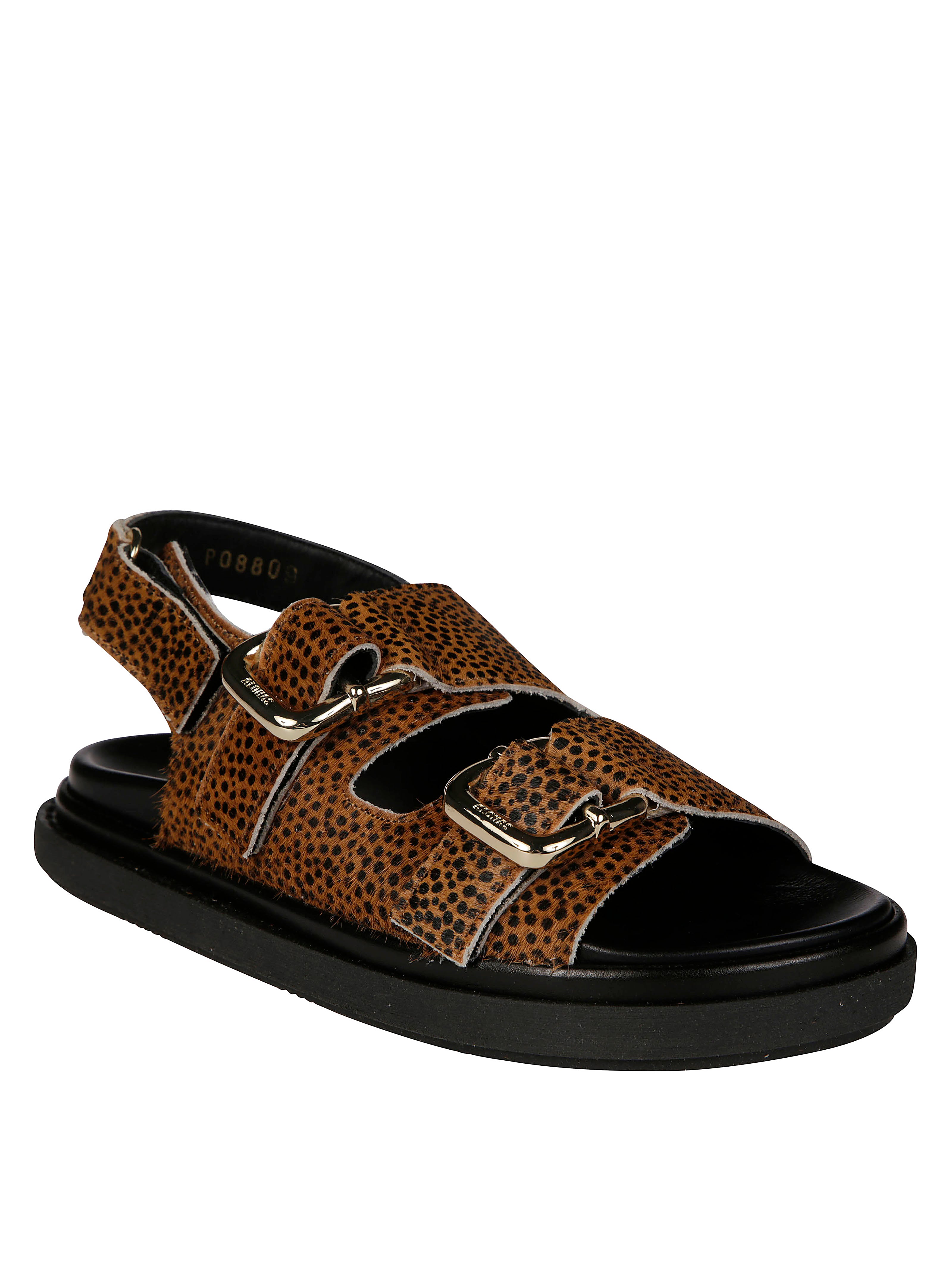 ALOHAS Men's Chic Soft Sandals with Double Buckle