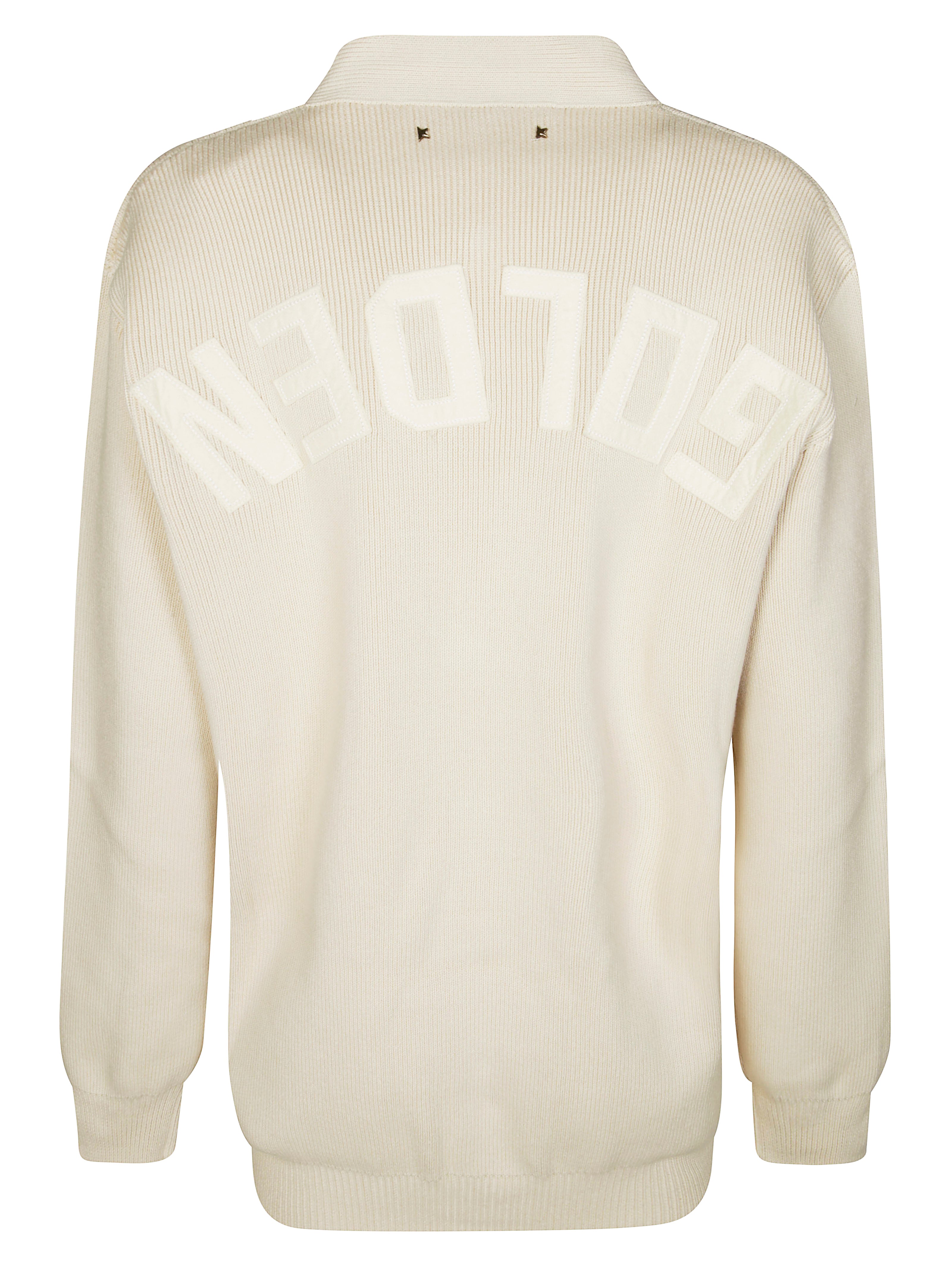 GOLDEN GOOSE Classic Cardigan with Logo - 5 Buttons