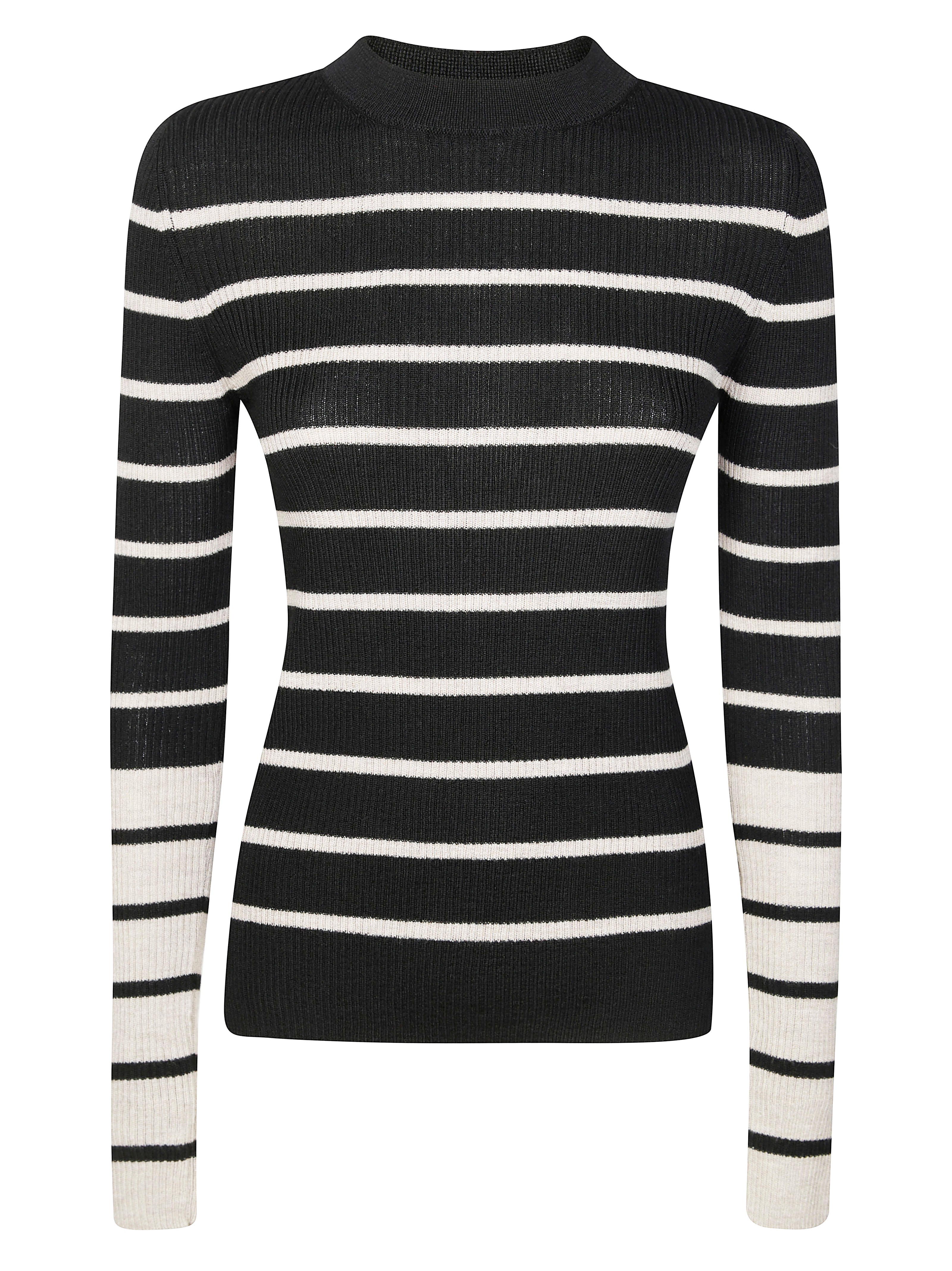 8PM Oversized Sweater with Arabesque Design