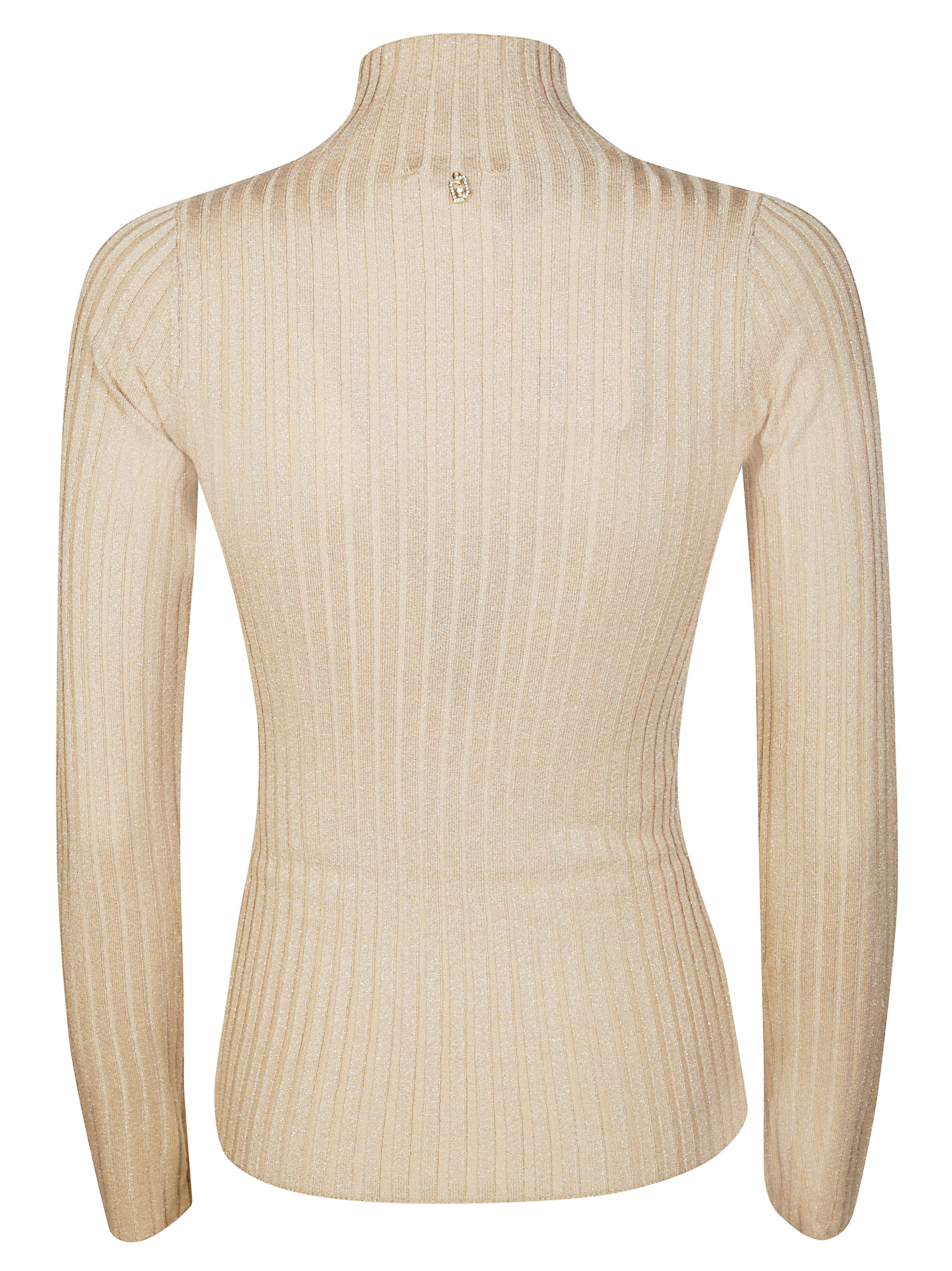 LIUJO Men's Lurex Knit Pullover