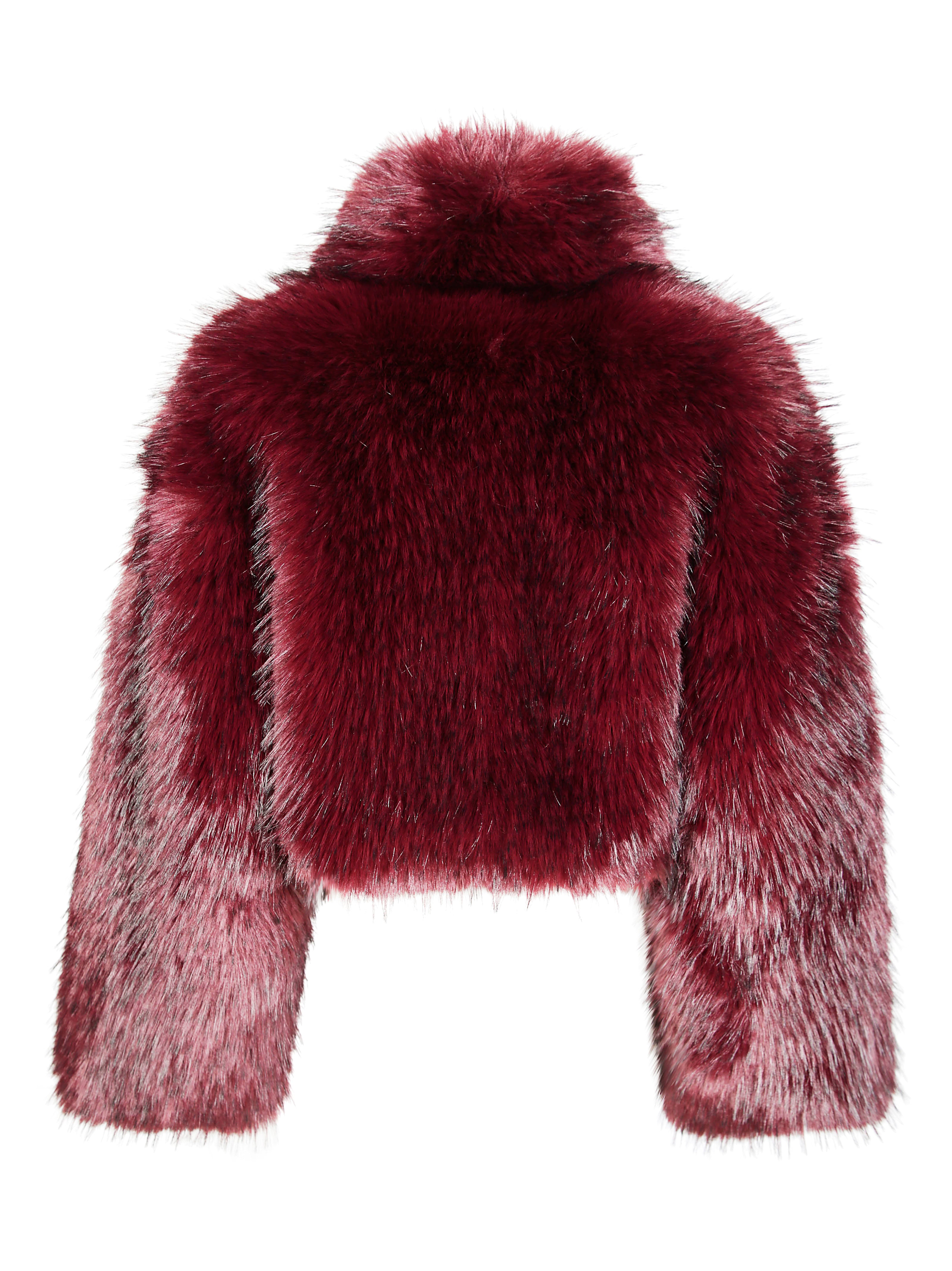 ROTATE Faux Fur Crop Jacket for Men