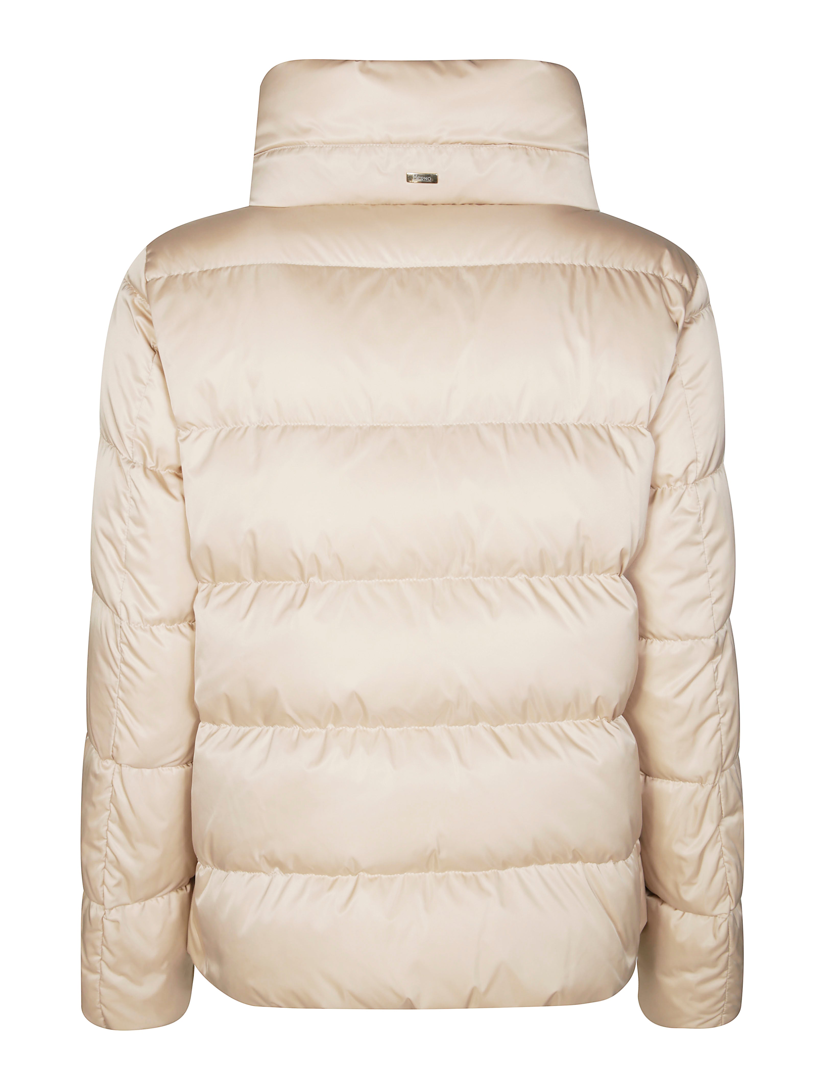 HERNO Men's Elegant Hooded Satin Puffer