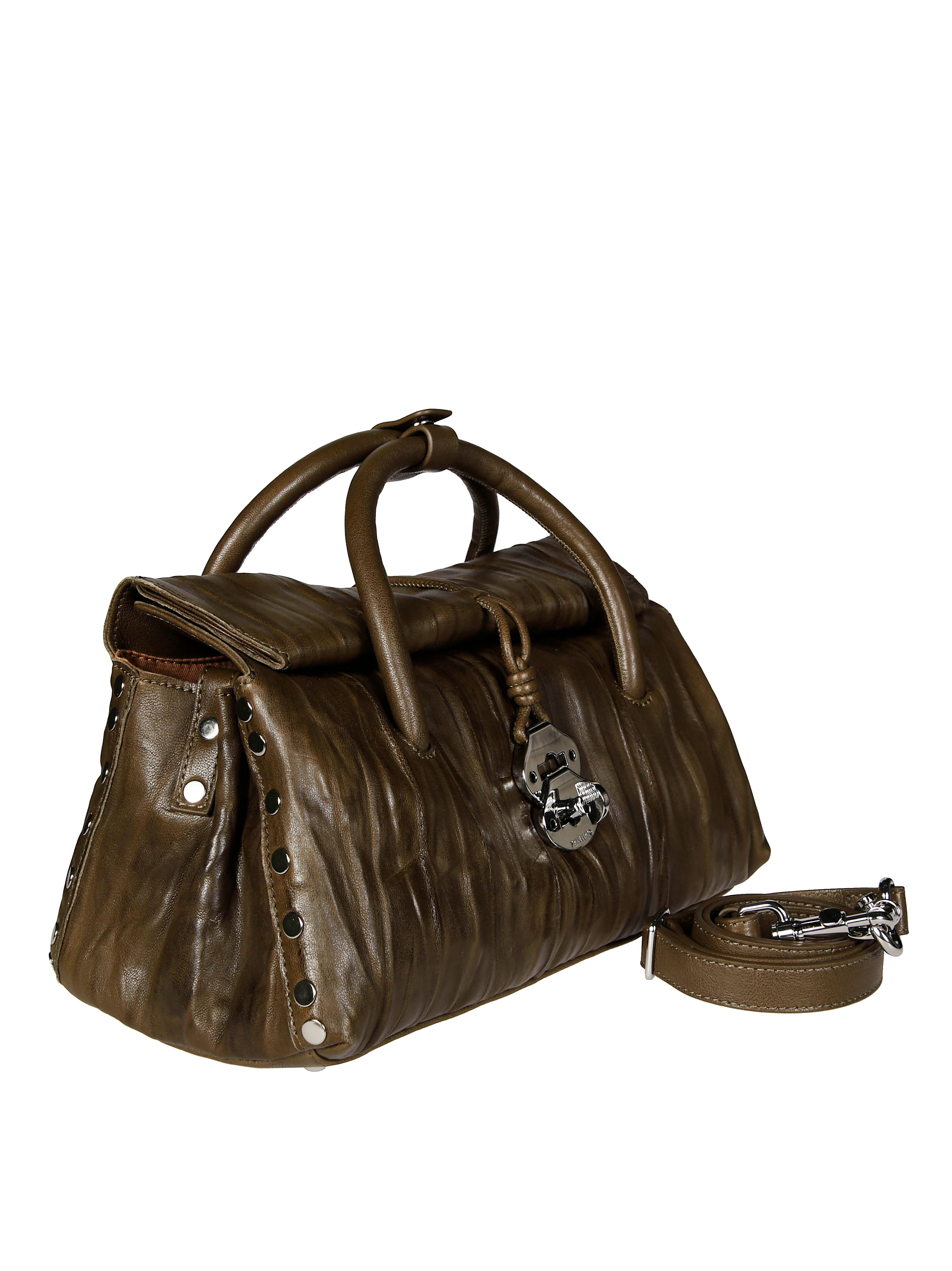 ZANELLATO Mini Pleated Crossbody Bag