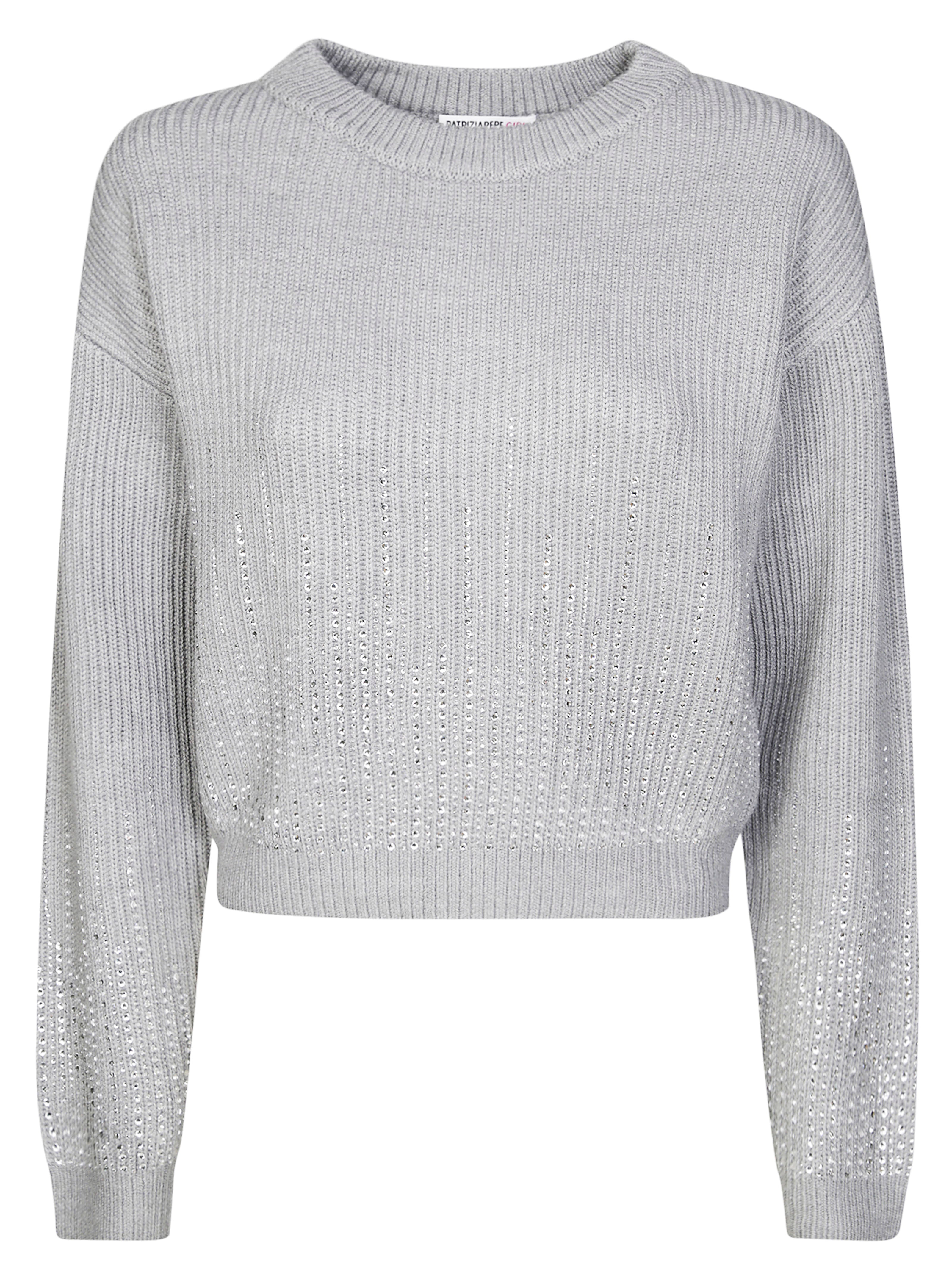 PATRIZIA PEPE Mini Strass-Embellished Sweater