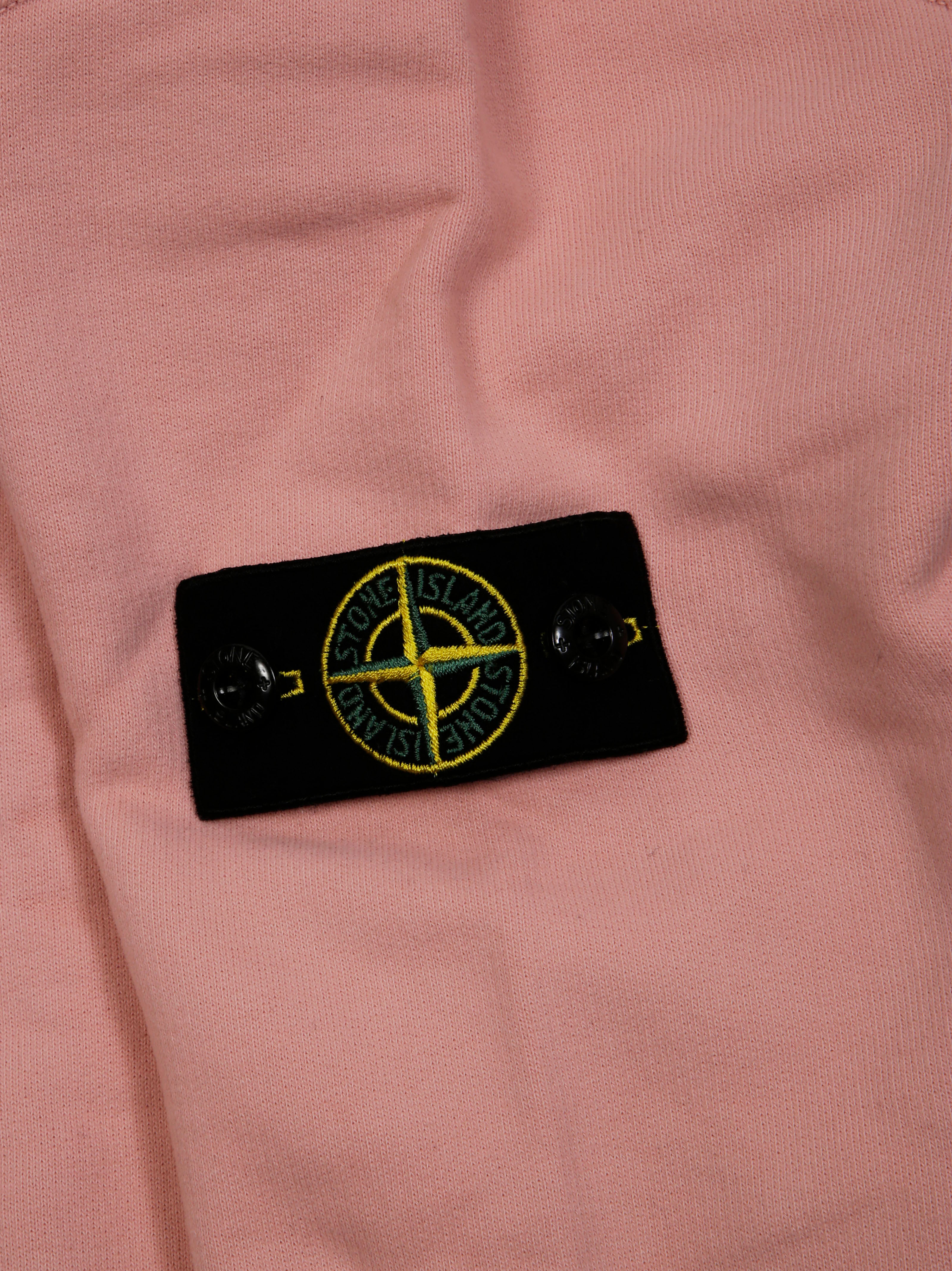 STONE ISLAND Basic Crewneck Sweatshirt with Logo Badge