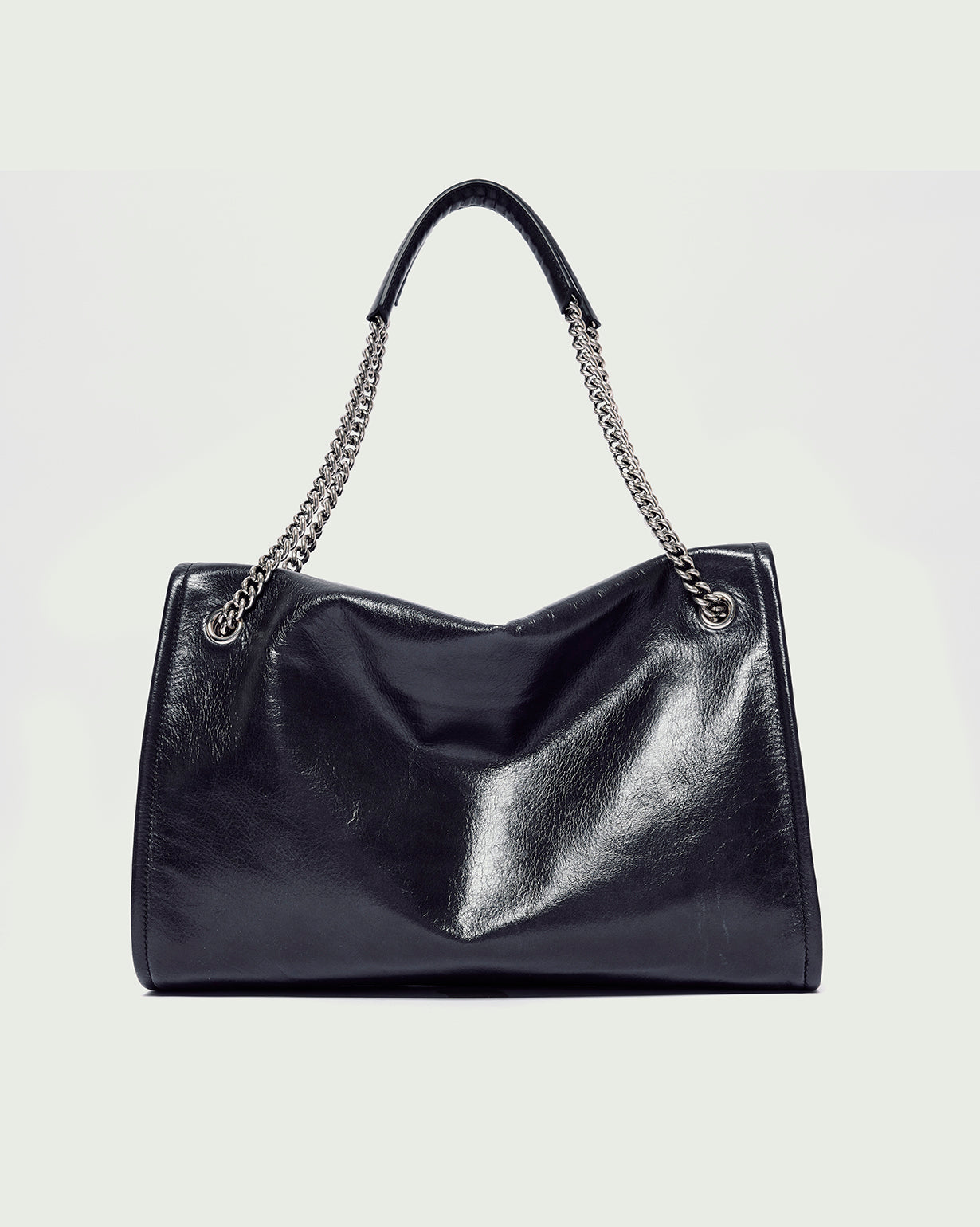 ORCIANI Elegant Shoulder Bag with Chain Handles