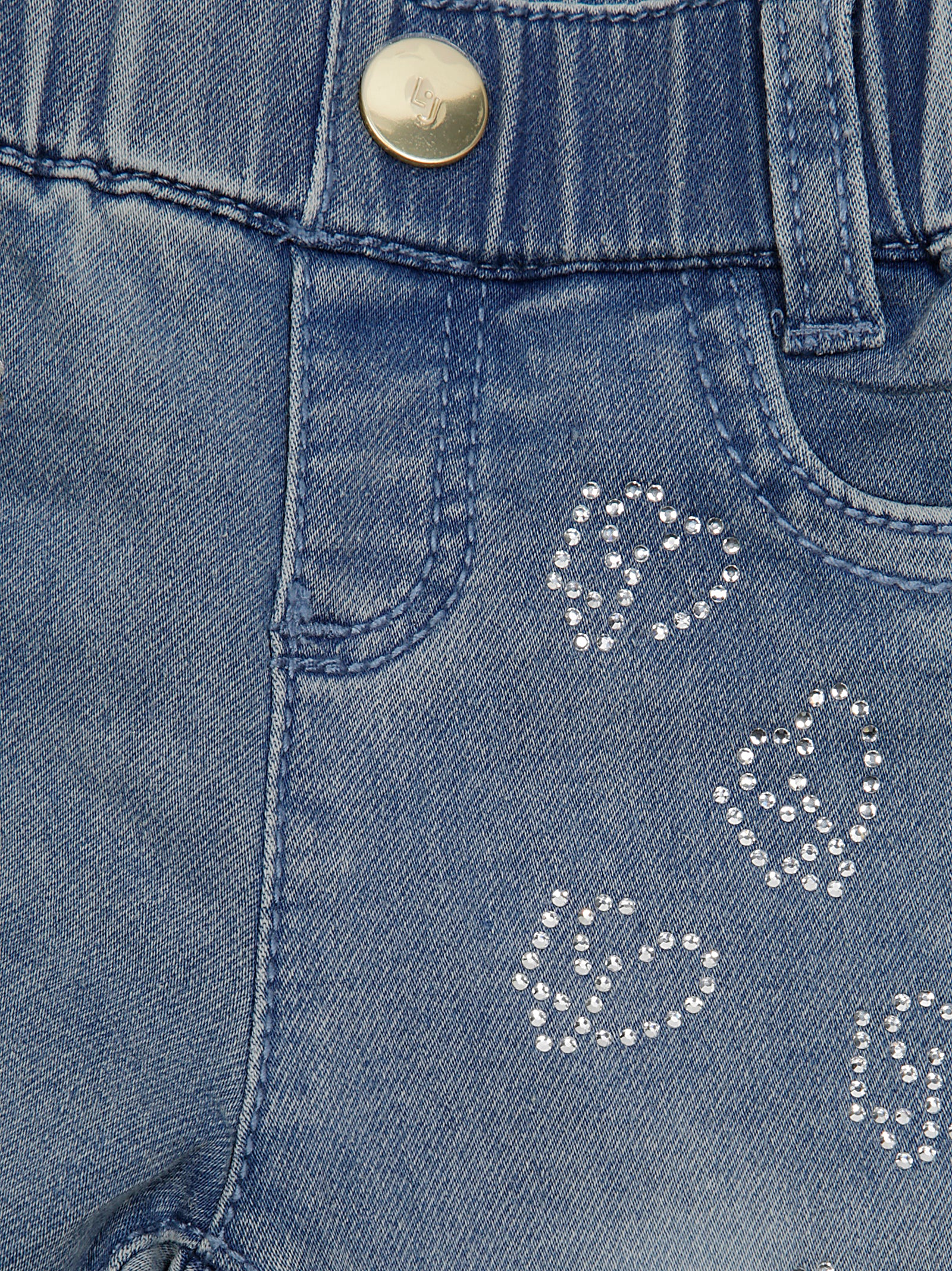 LIU JO KIDS Mini Embroidered Jeans for Kids