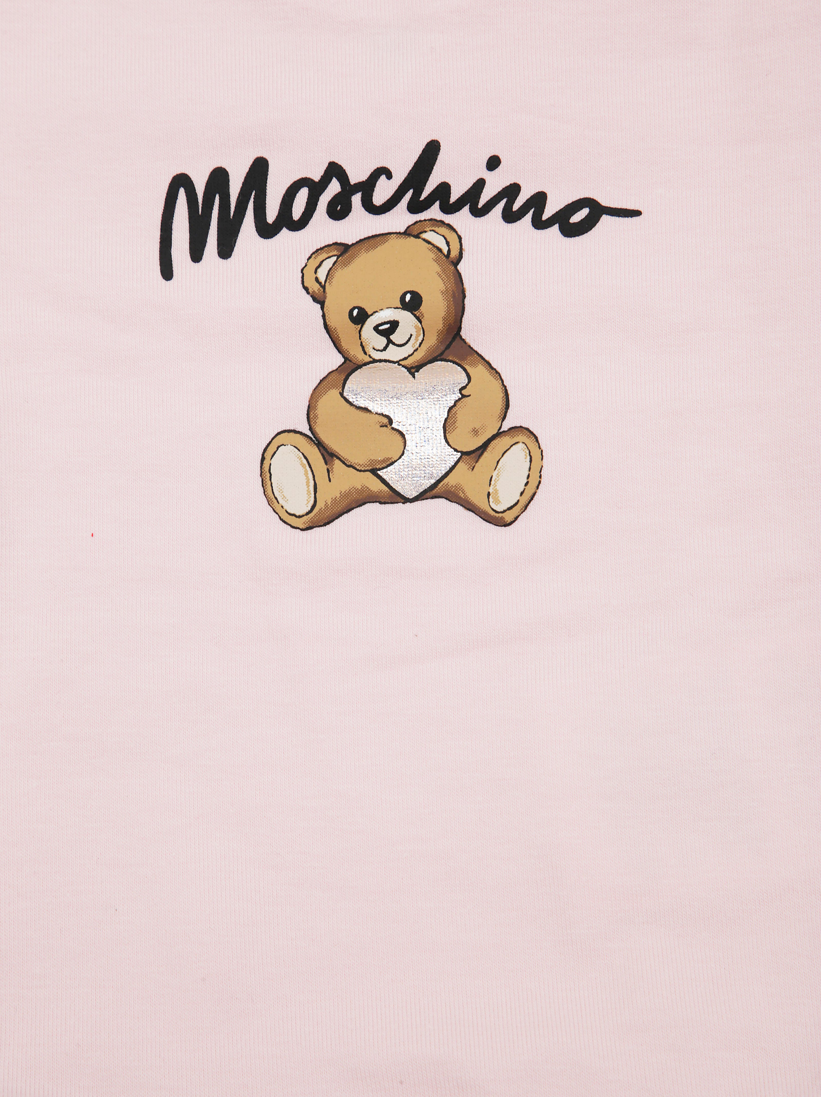 MOSCHINO BABY Mini Long Sleeve T-Shirt with Toy and Heart