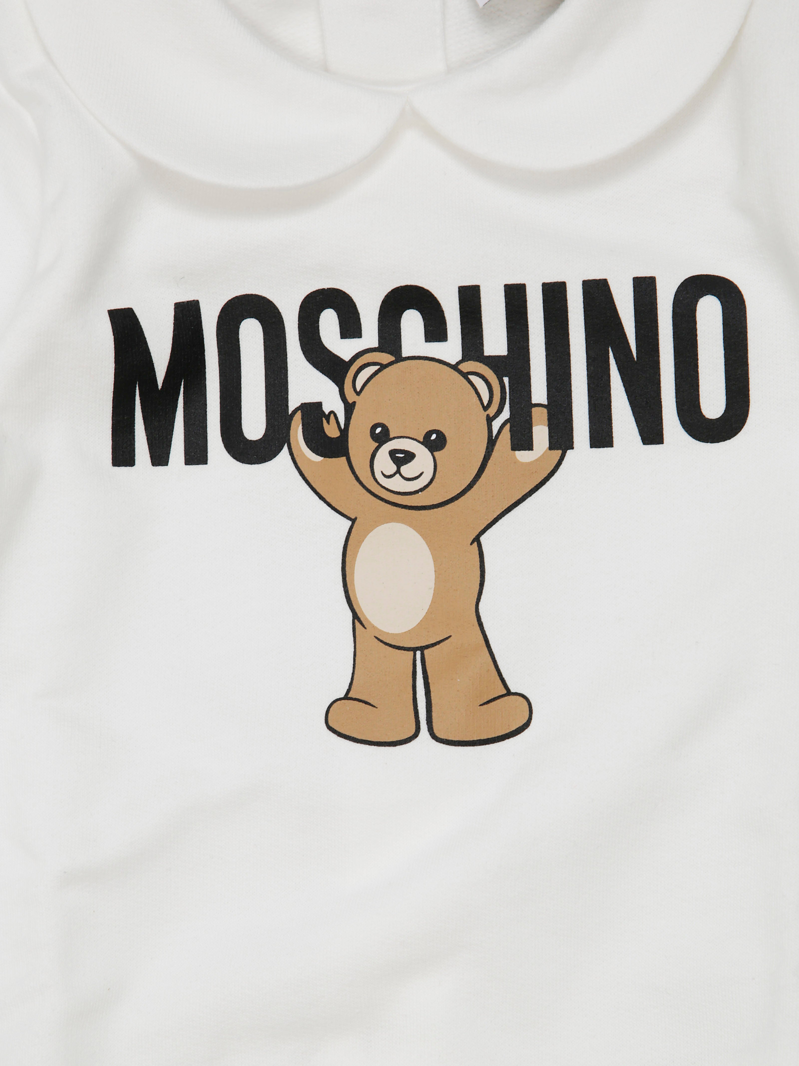 MOSCHINO KIDS Mini Playtime Romper with Front Logo