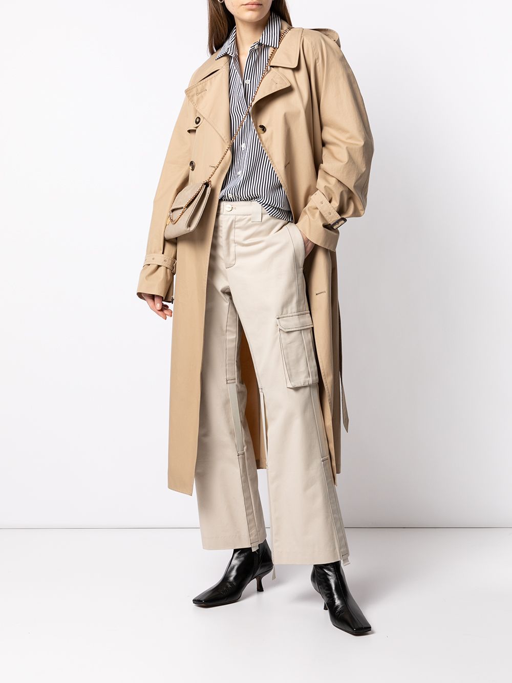 EQUIPMENT Silk Striped Classic Collar Shirt