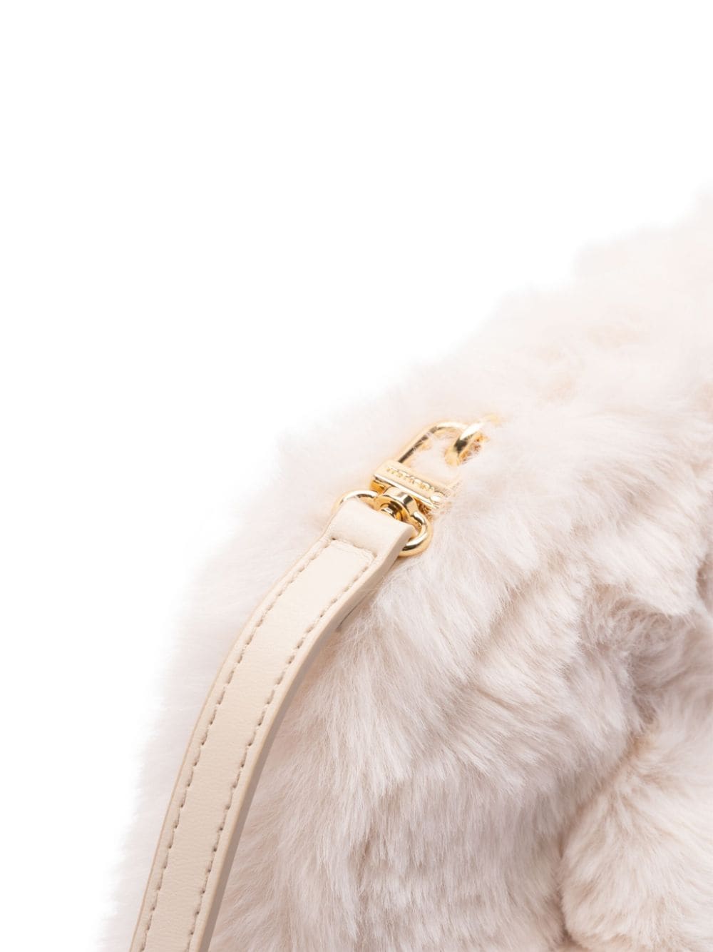THEMOIRè Mini Faux Fur Clutch with Detachable Strap