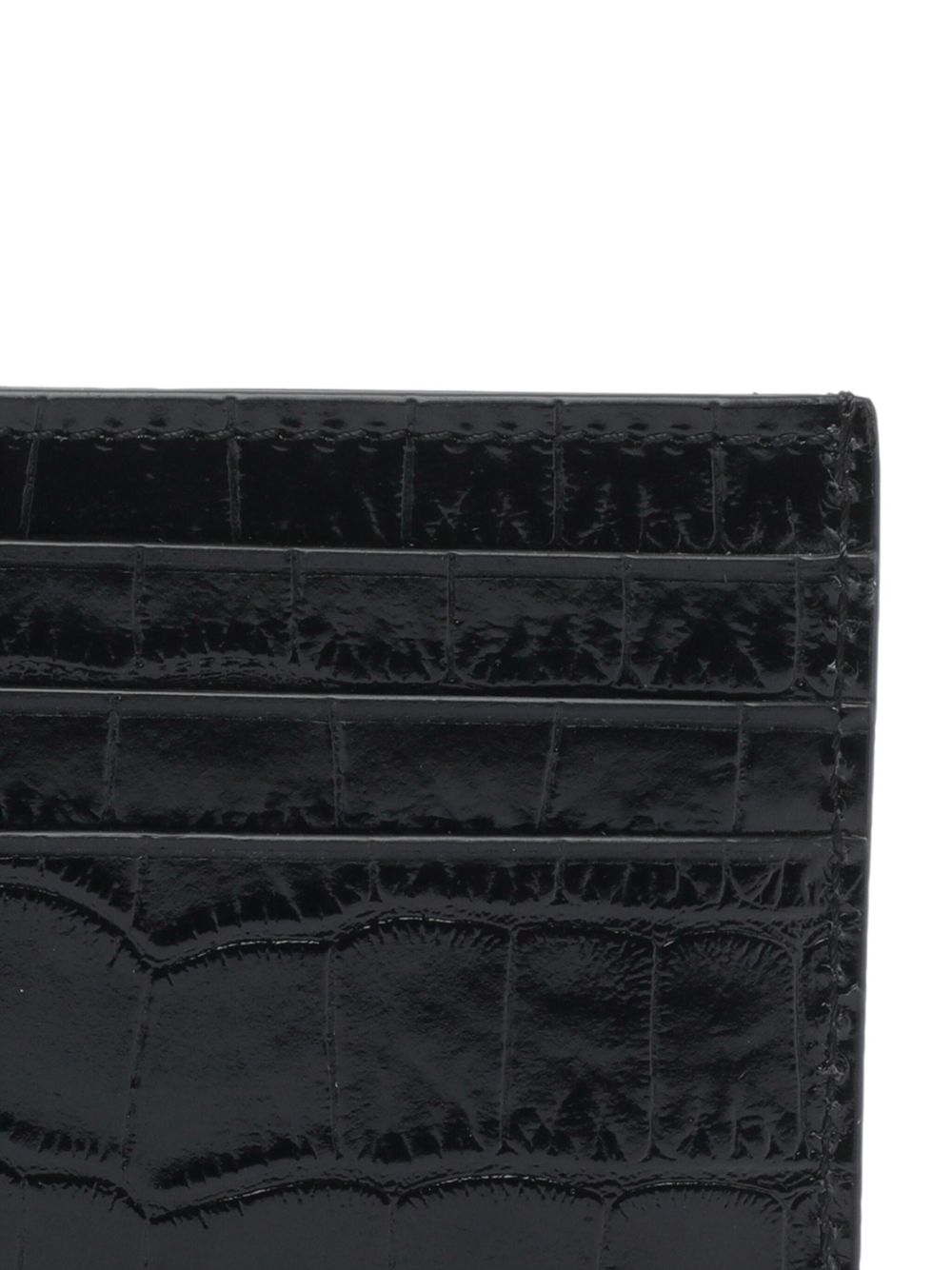 Tom Ford Crocodile Effect Leather Card Holder